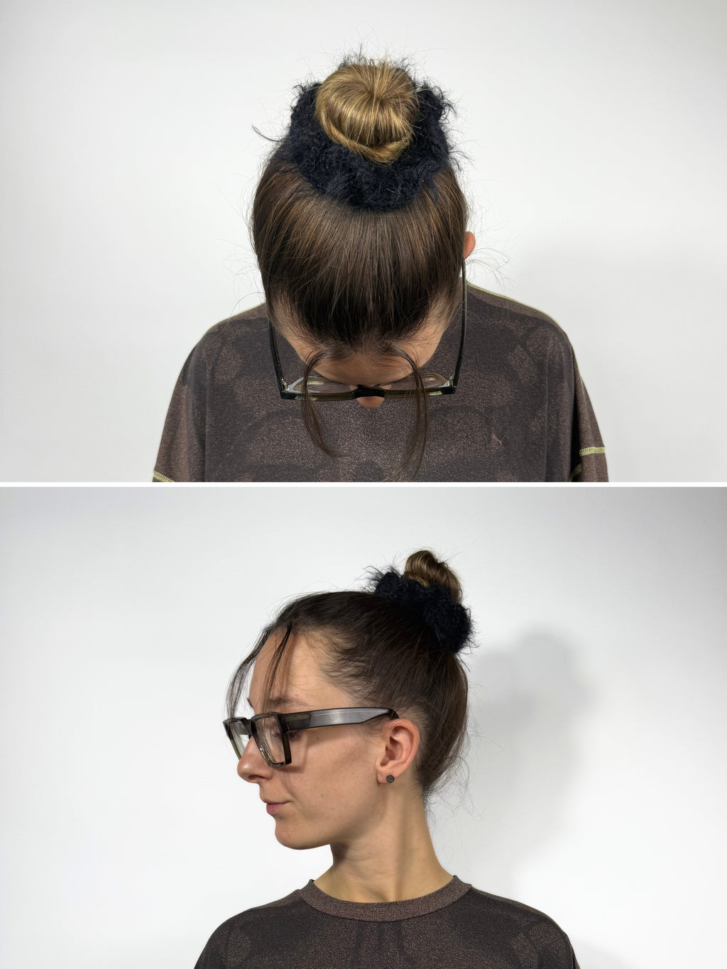 Crochet fuzzy Scrunchies