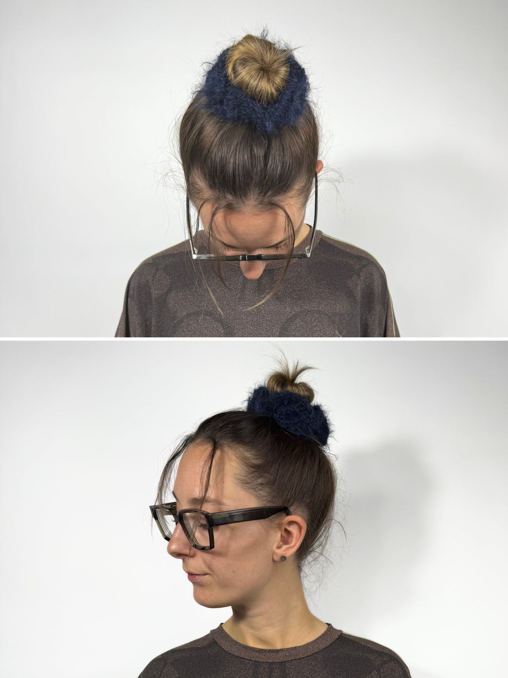 Crochet fuzzy Scrunchies