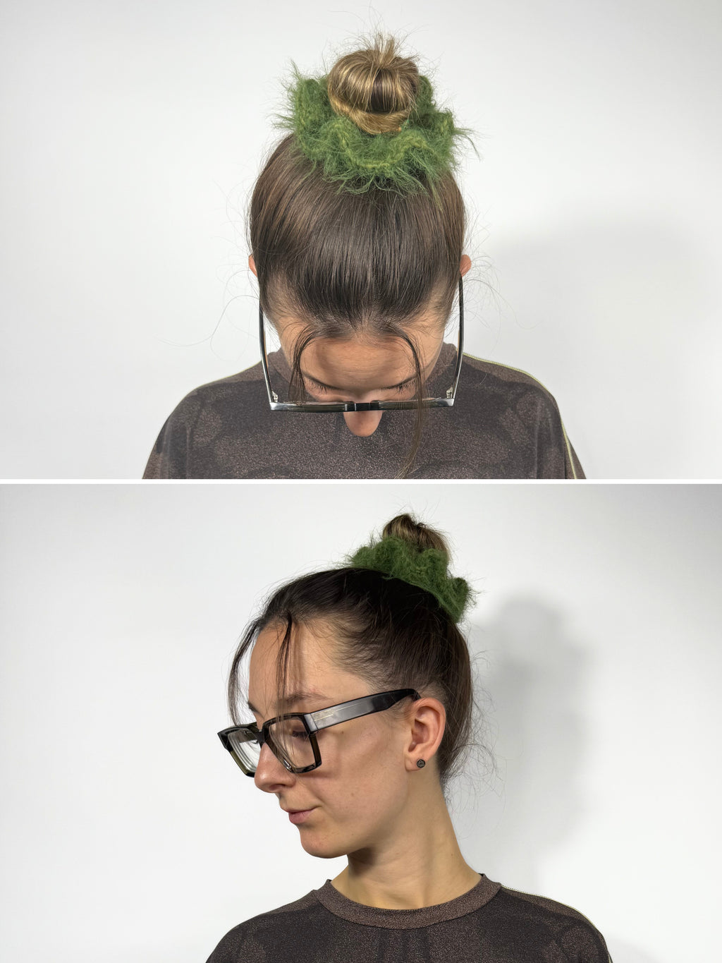 Crochet fuzzy Scrunchies