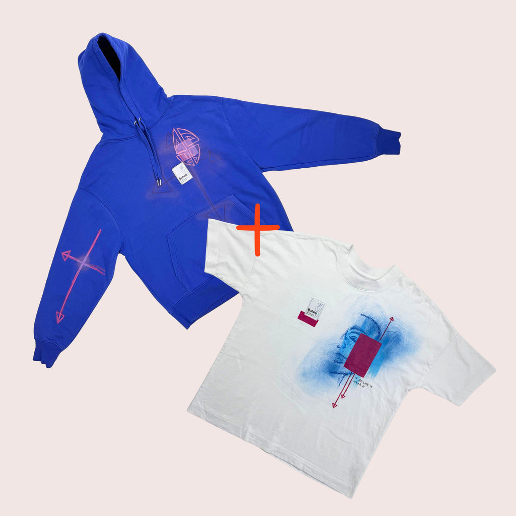 Artwear Set | Hoodie & T-Shirt zum Vorteilspreis | L