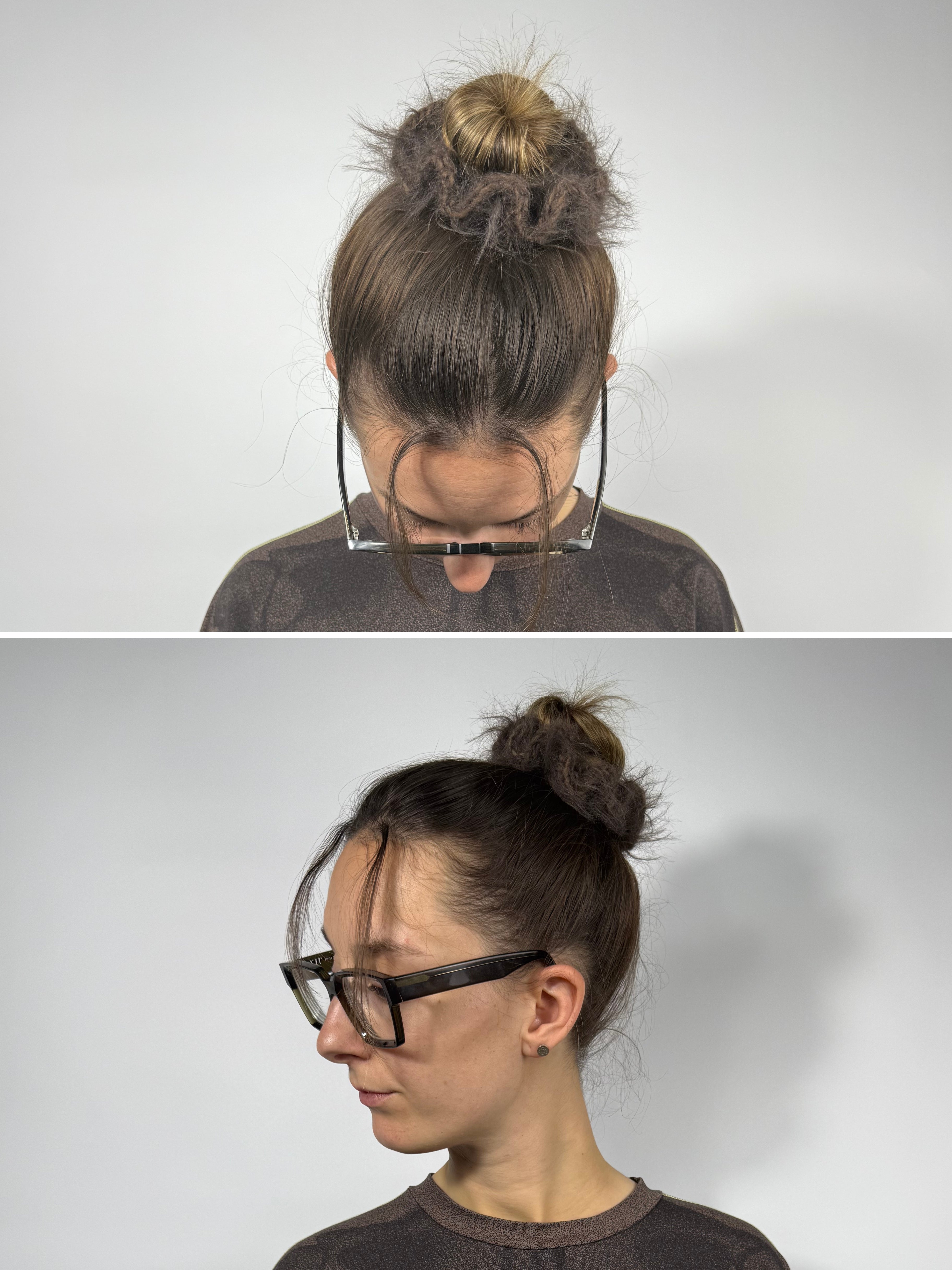 Crochet fuzzy Scrunchies