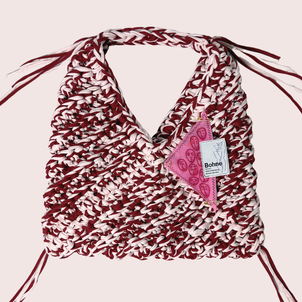 TRIA Bloom XL | handgehäkelte Tasche aus Recyclinggarn
