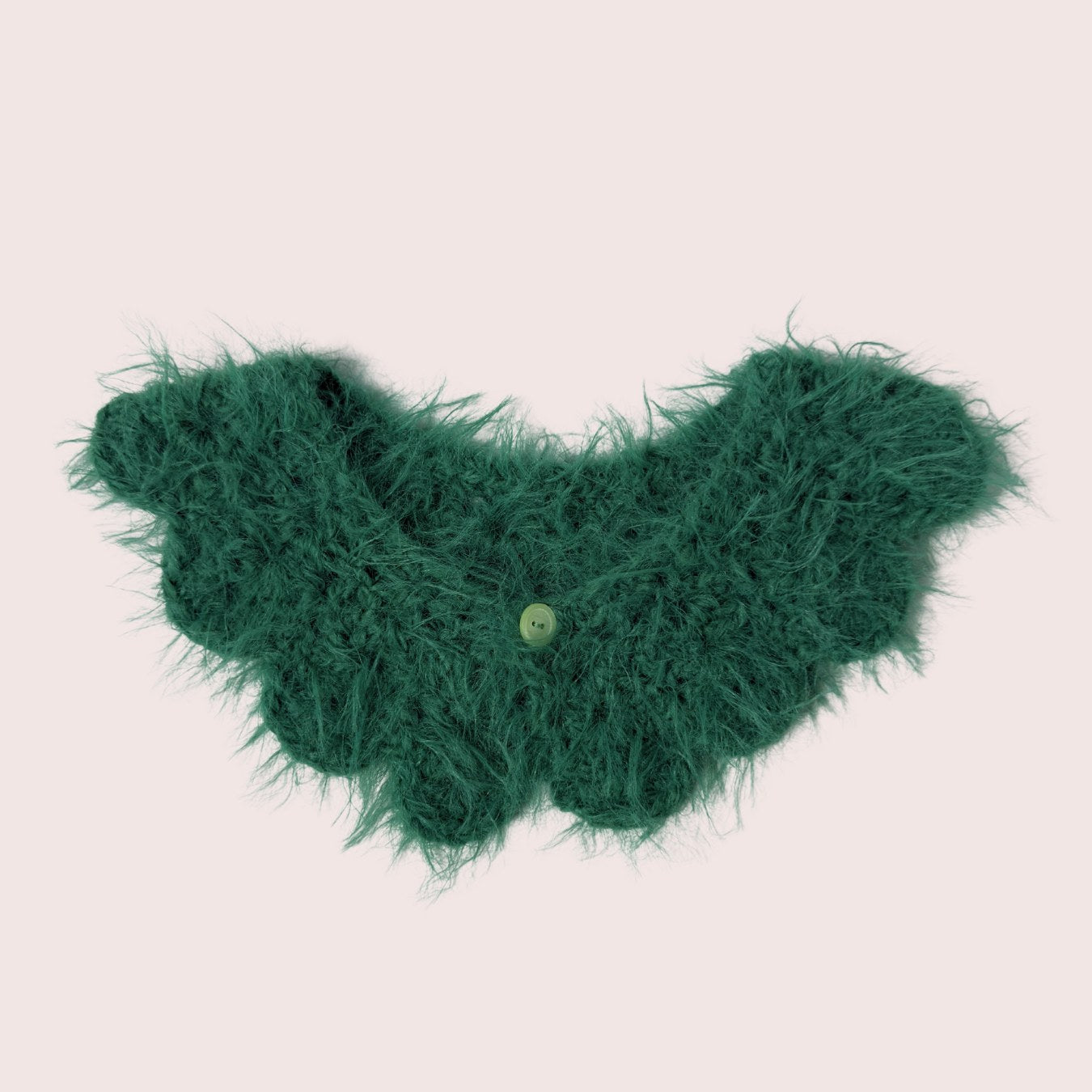 Fuzzy Collar | gehäkelter Kragen aus Merino Wollmix