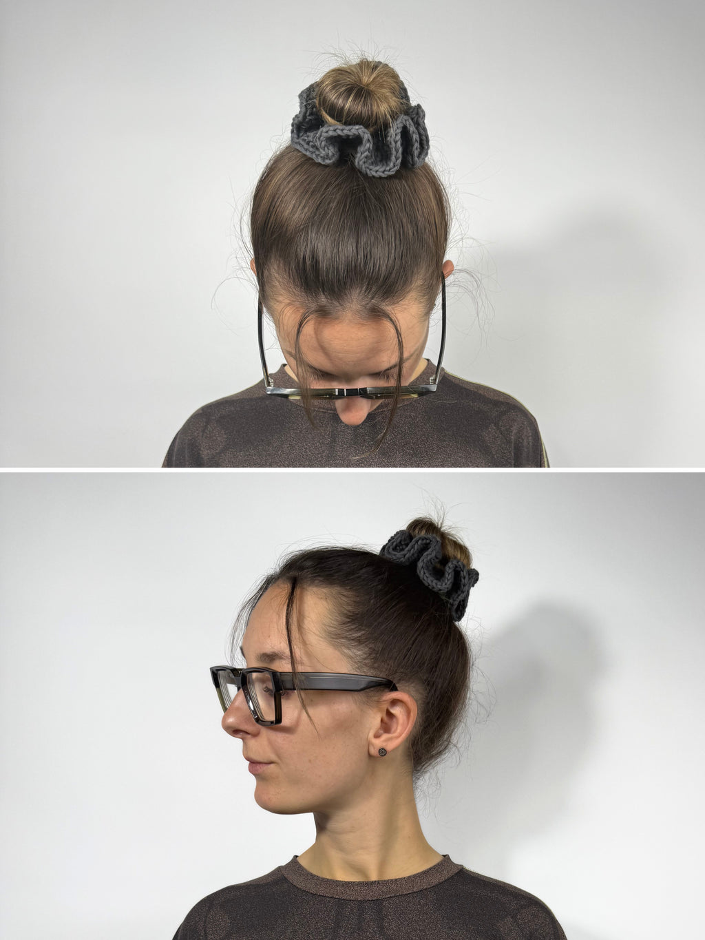 Crochet Scrunchies aus Baumwolle