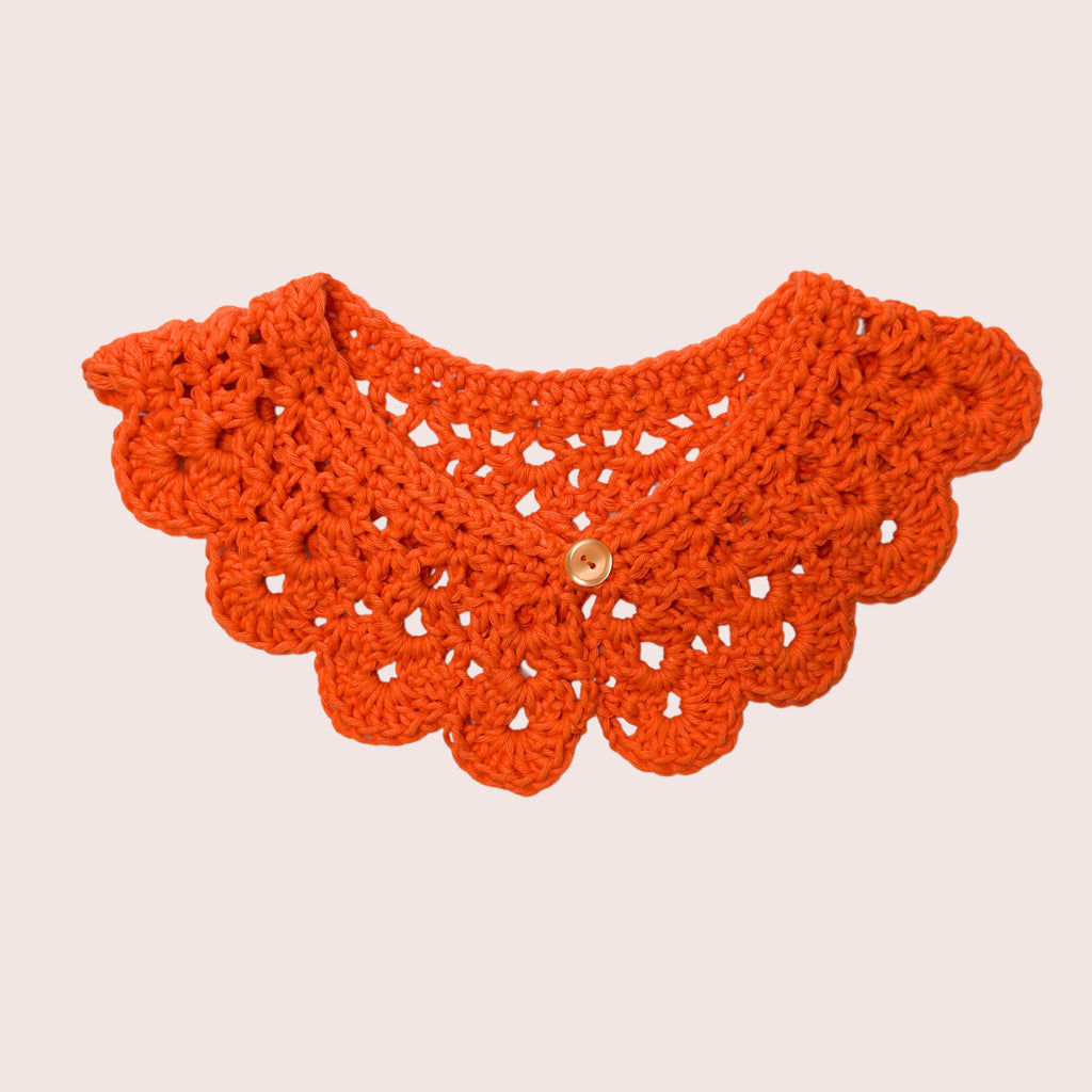 Cotton Collar | gehäkelter Kragen aus Baumwolle