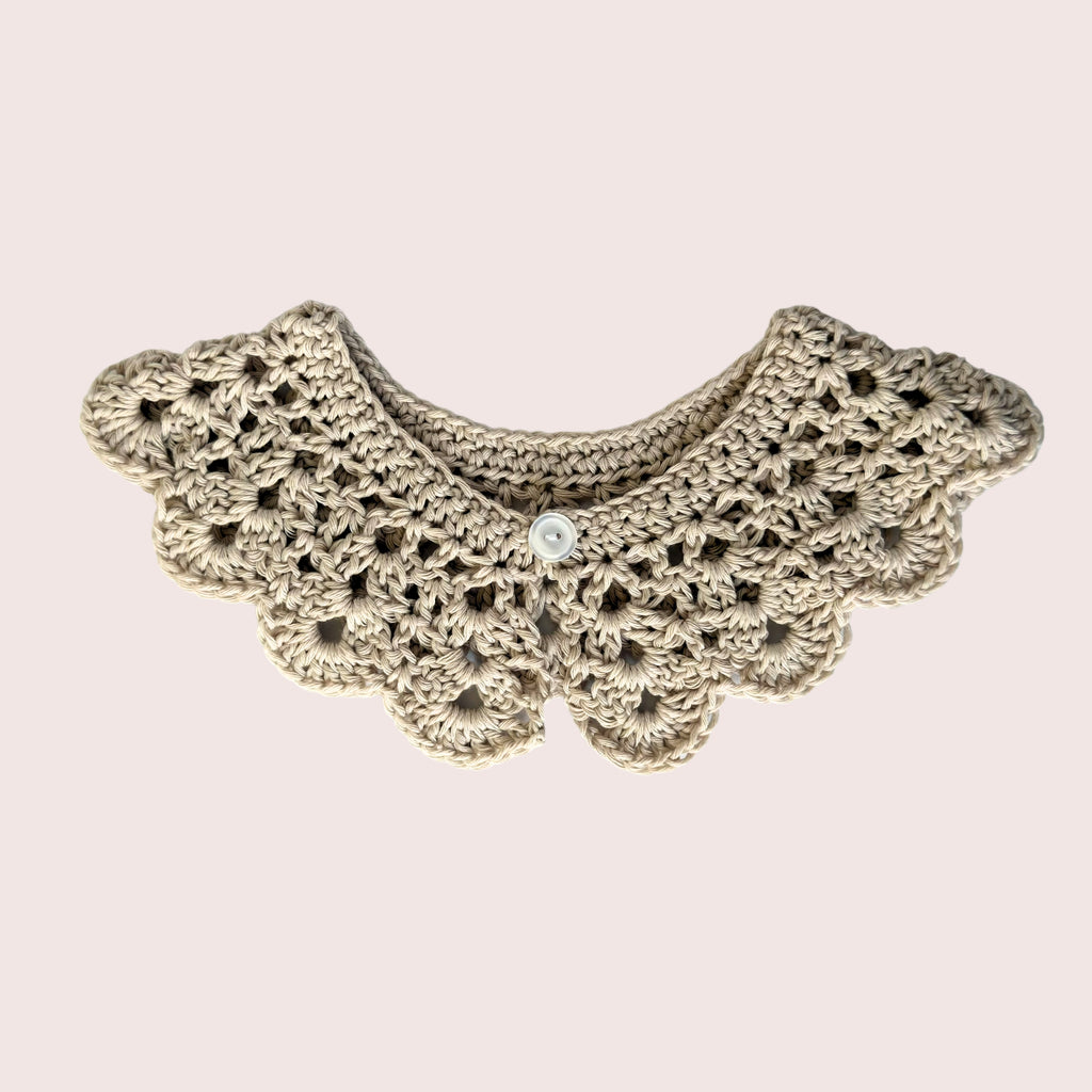 Cotton Collar | gehäkelter Kragen aus Baumwolle