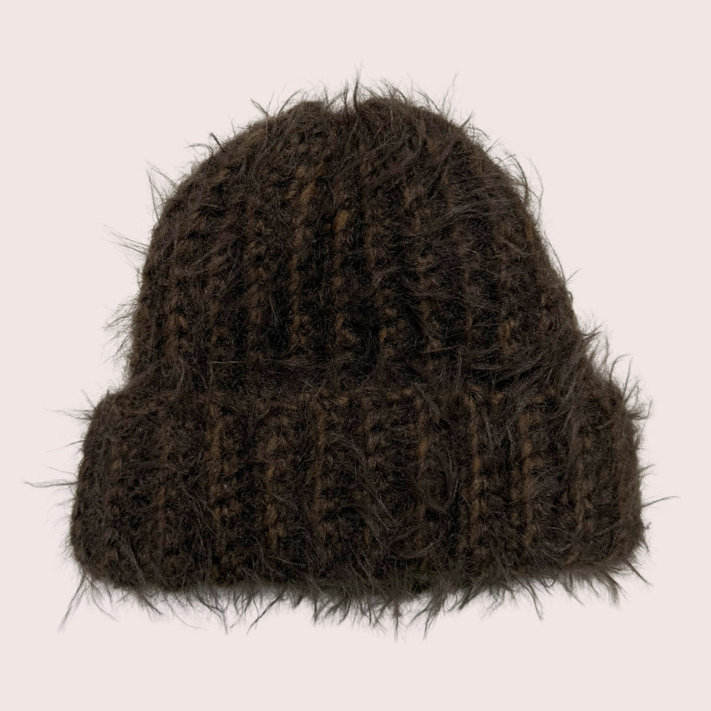 Crochet fuzzy Beanie | Größe S-L