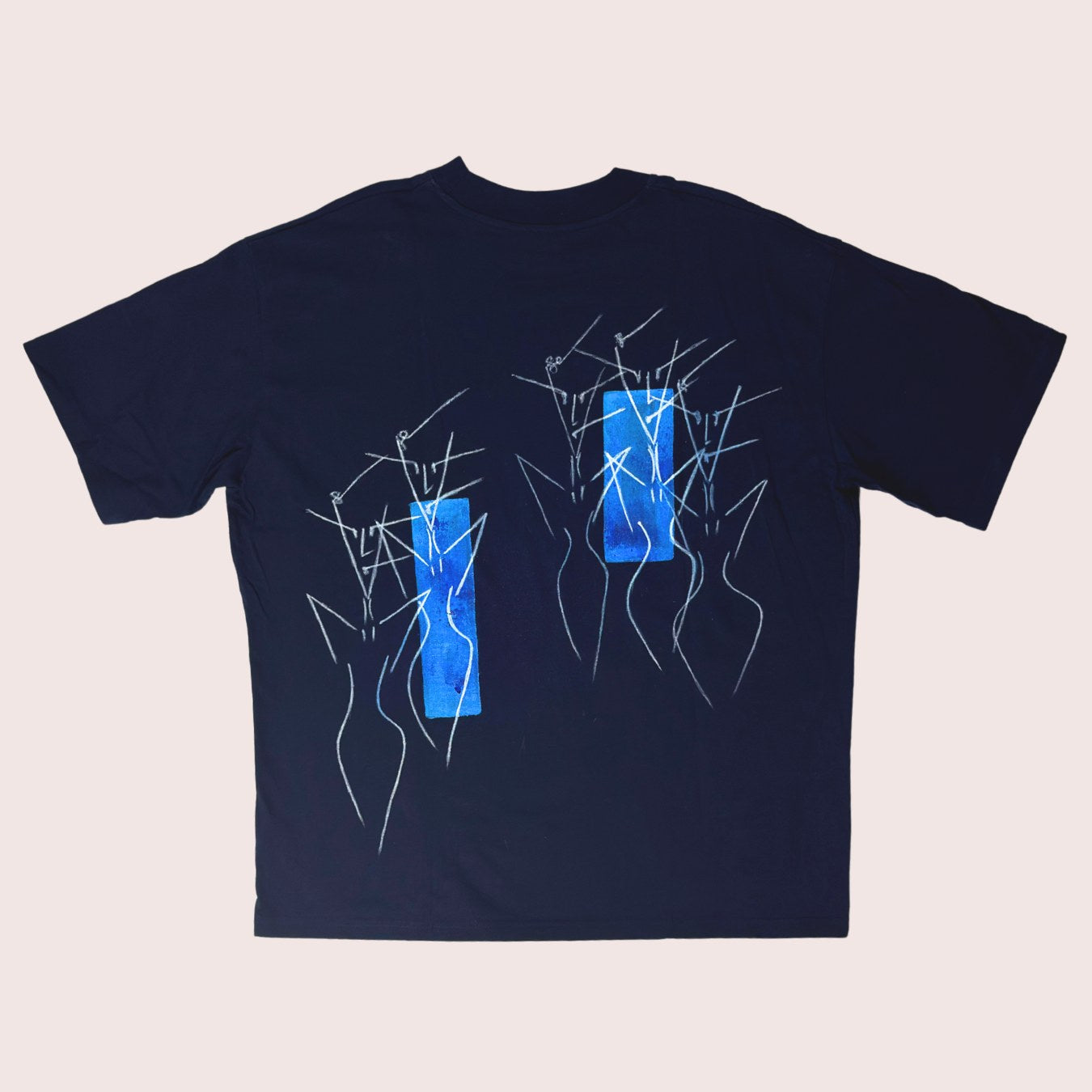Artwear Oversized T-Shirt | Dunkelblau Nr.2 | M