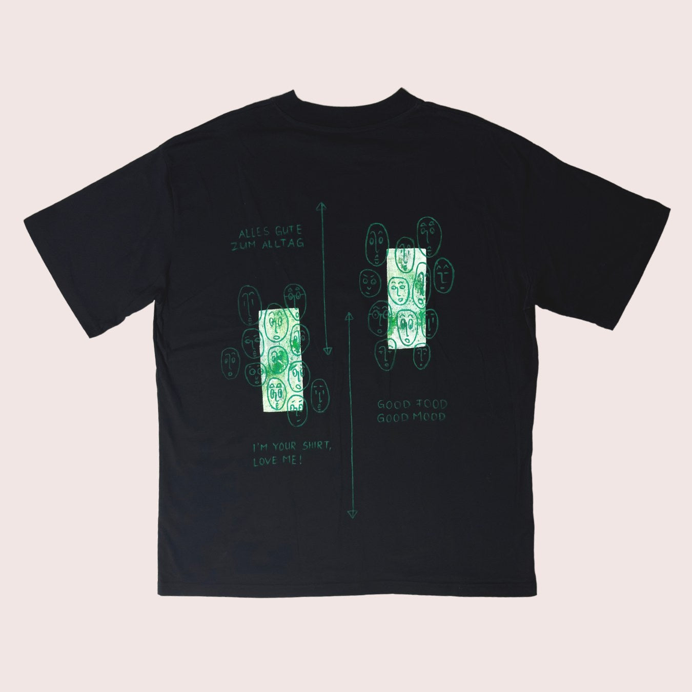 Artwear Oversized T-Shirt | Schwarz Nr.2 | L