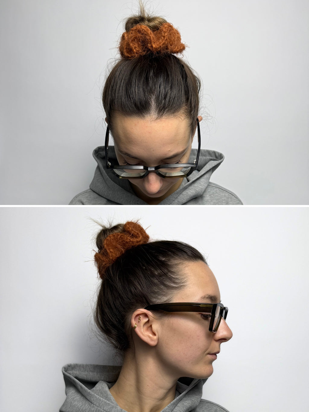 Crochet fuzzy Scrunchies