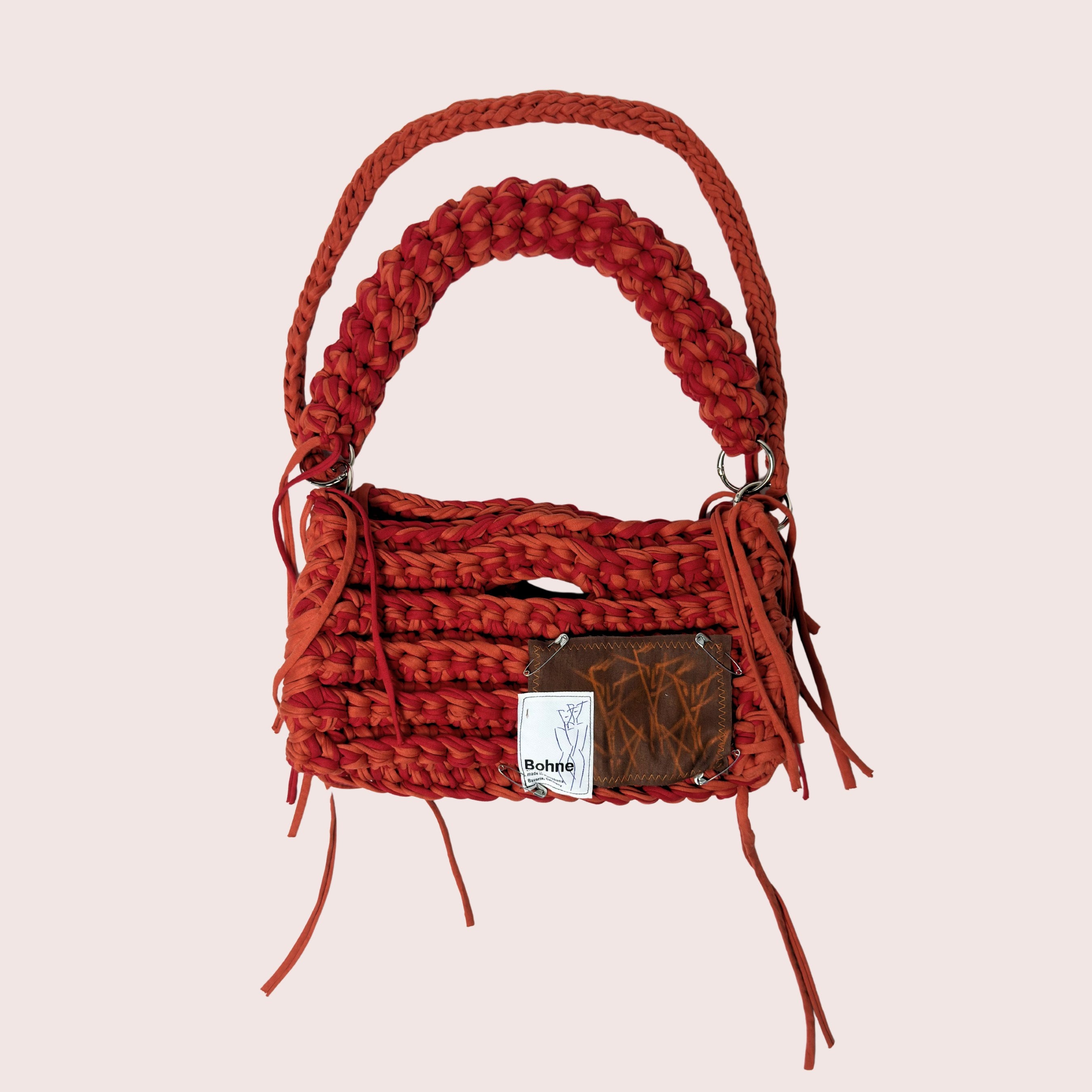 MODUL Clay | handgehäkelte Tasche aus Recyclinggarn