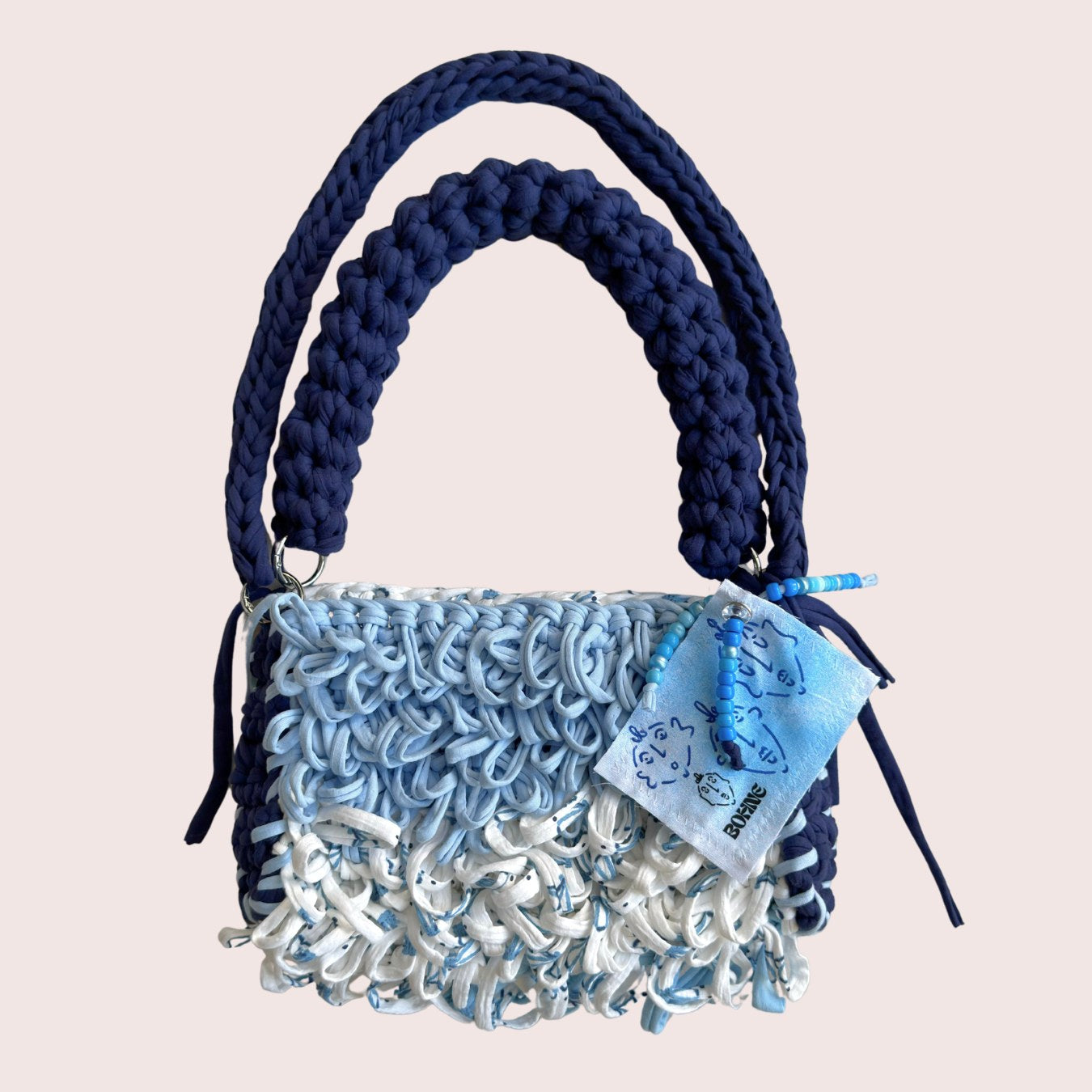 SWAY Santorini | handgehäkelte Tasche aus Recyclinggarn