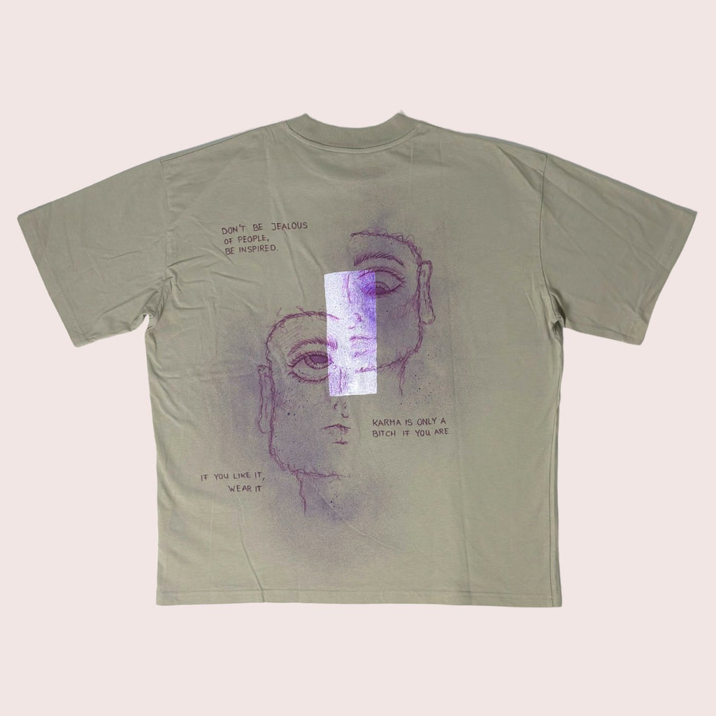 Artwear Oversized T-Shirt | Beige Nr. 1 | M