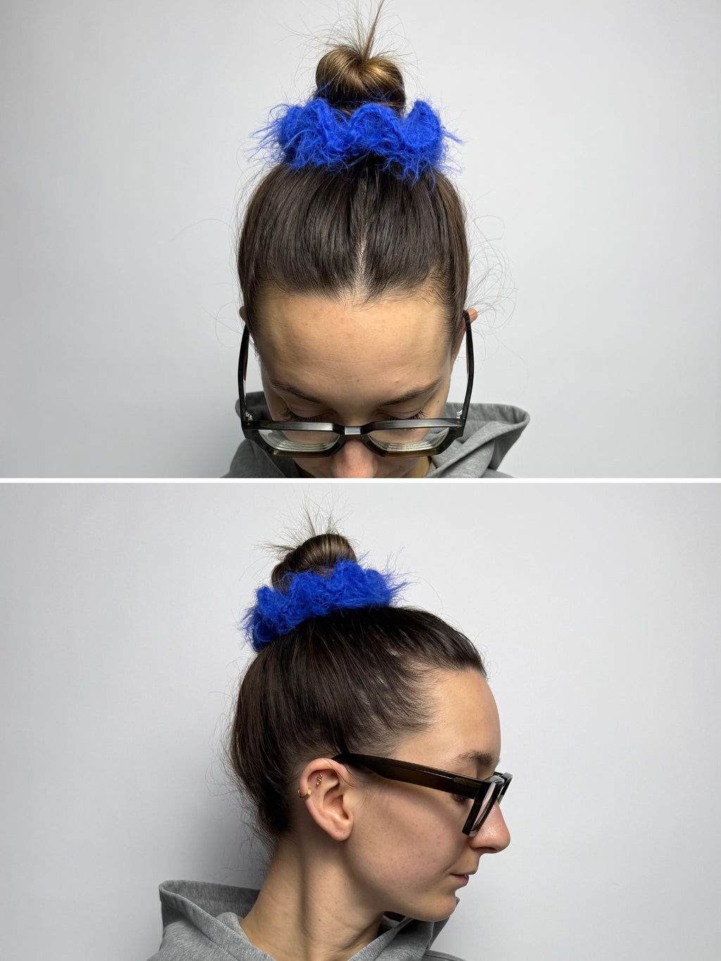 Crochet fuzzy Scrunchies