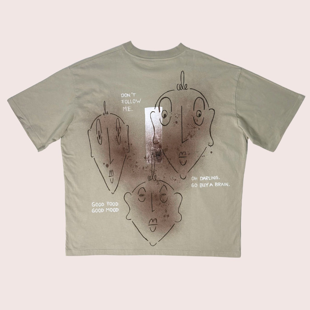 Artwear Oversized T-Shirt | Beige Nr. 2 | L