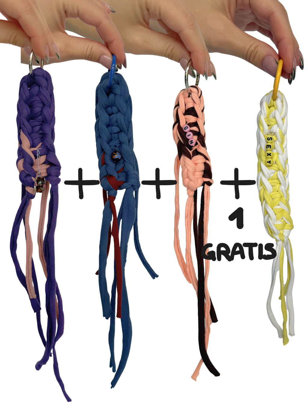 3 Anhänger + 1 GRATIS