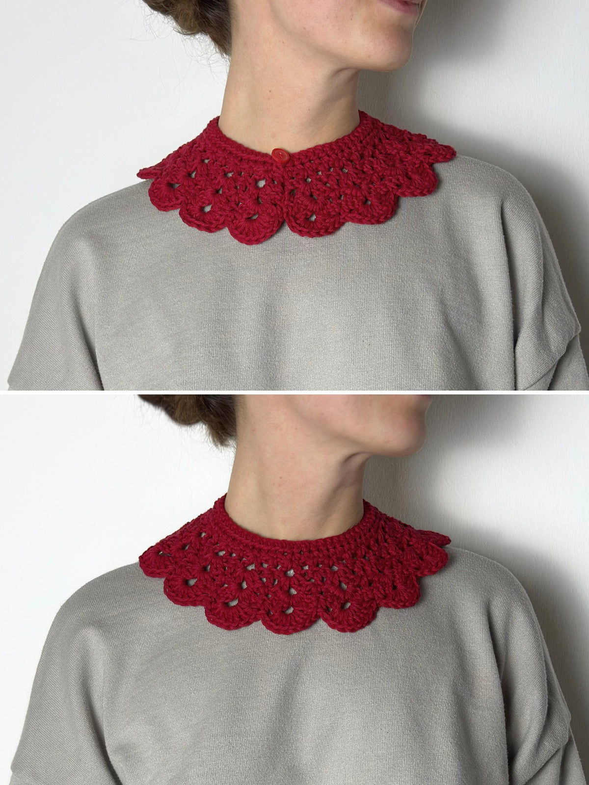 Cotton Collar | gehäkelter Kragen aus Baumwolle