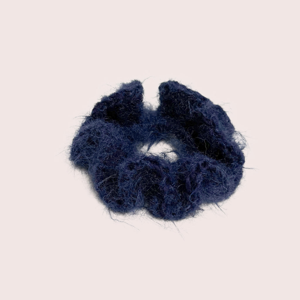 Crochet fuzzy Scrunchies