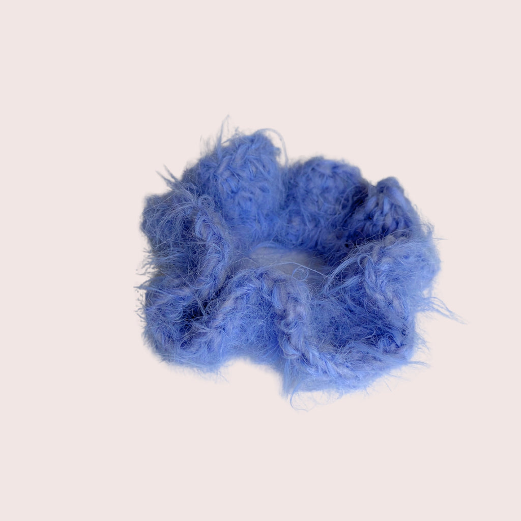 Crochet fuzzy Scrunchies