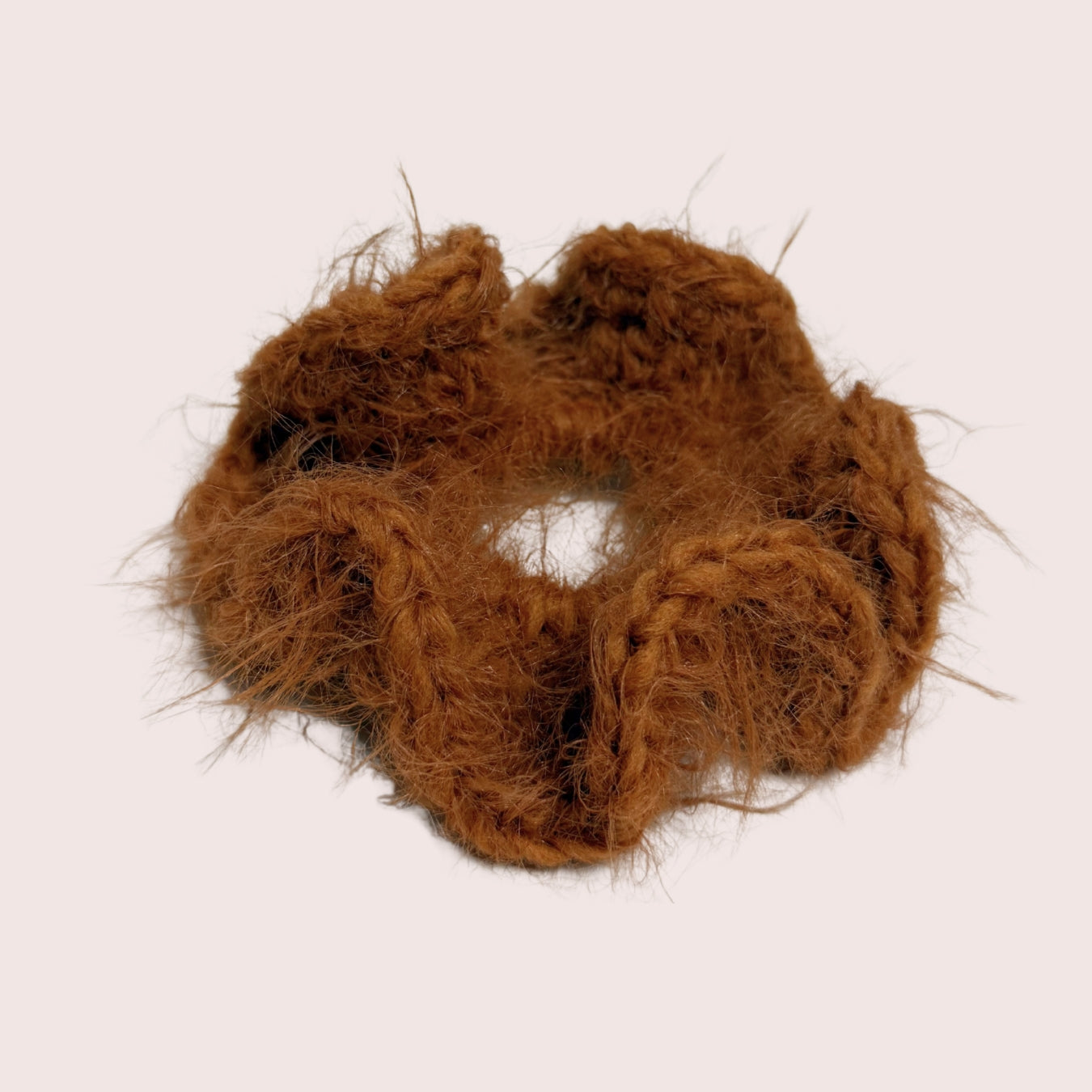 Crochet fuzzy Scrunchies