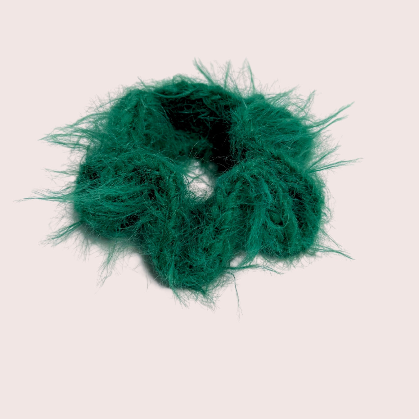 Crochet fuzzy Scrunchies