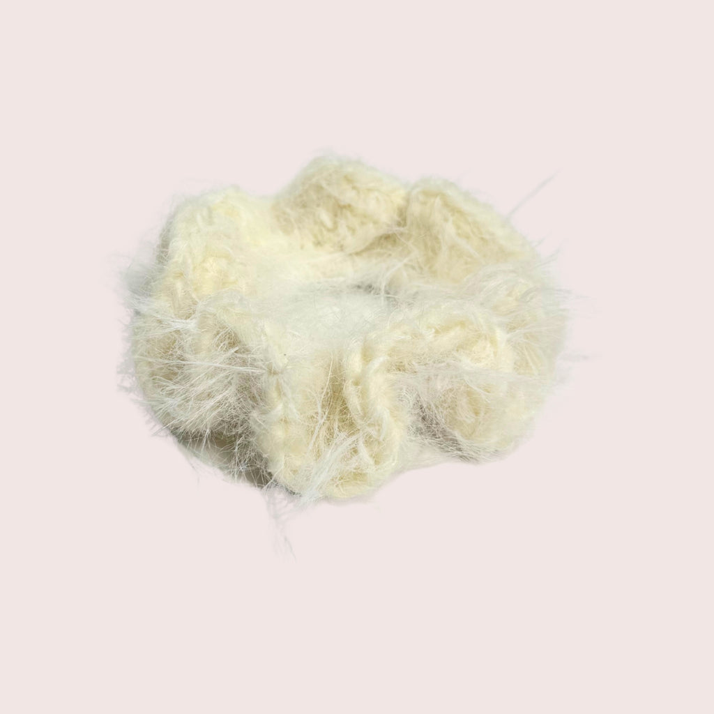 Crochet fuzzy Scrunchies