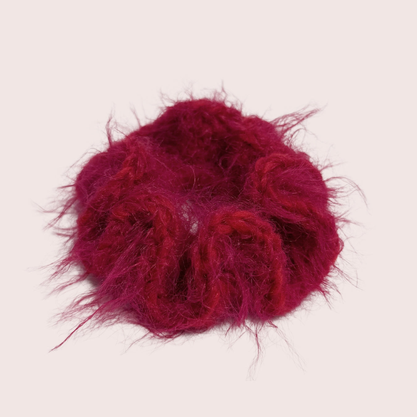 Crochet fuzzy Scrunchies