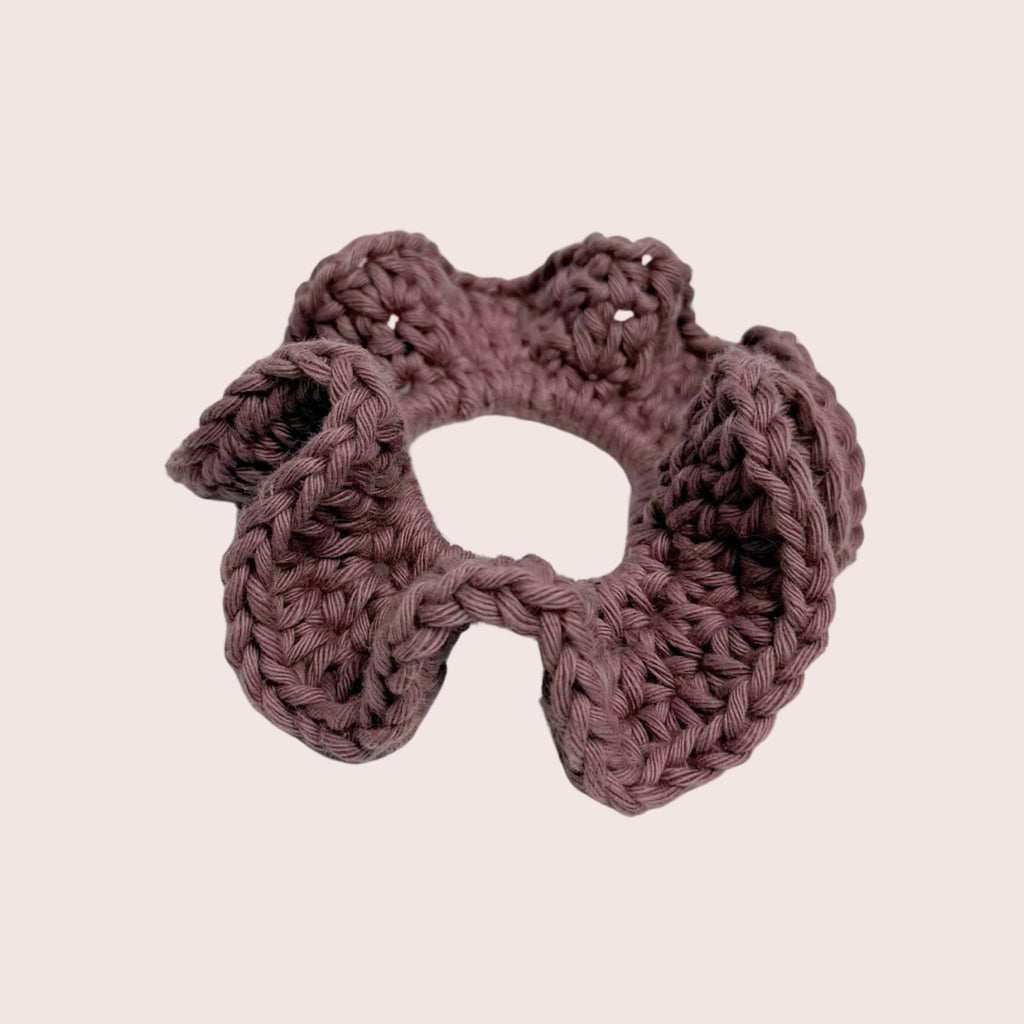 Crochet Scrunchies aus Baumwolle
