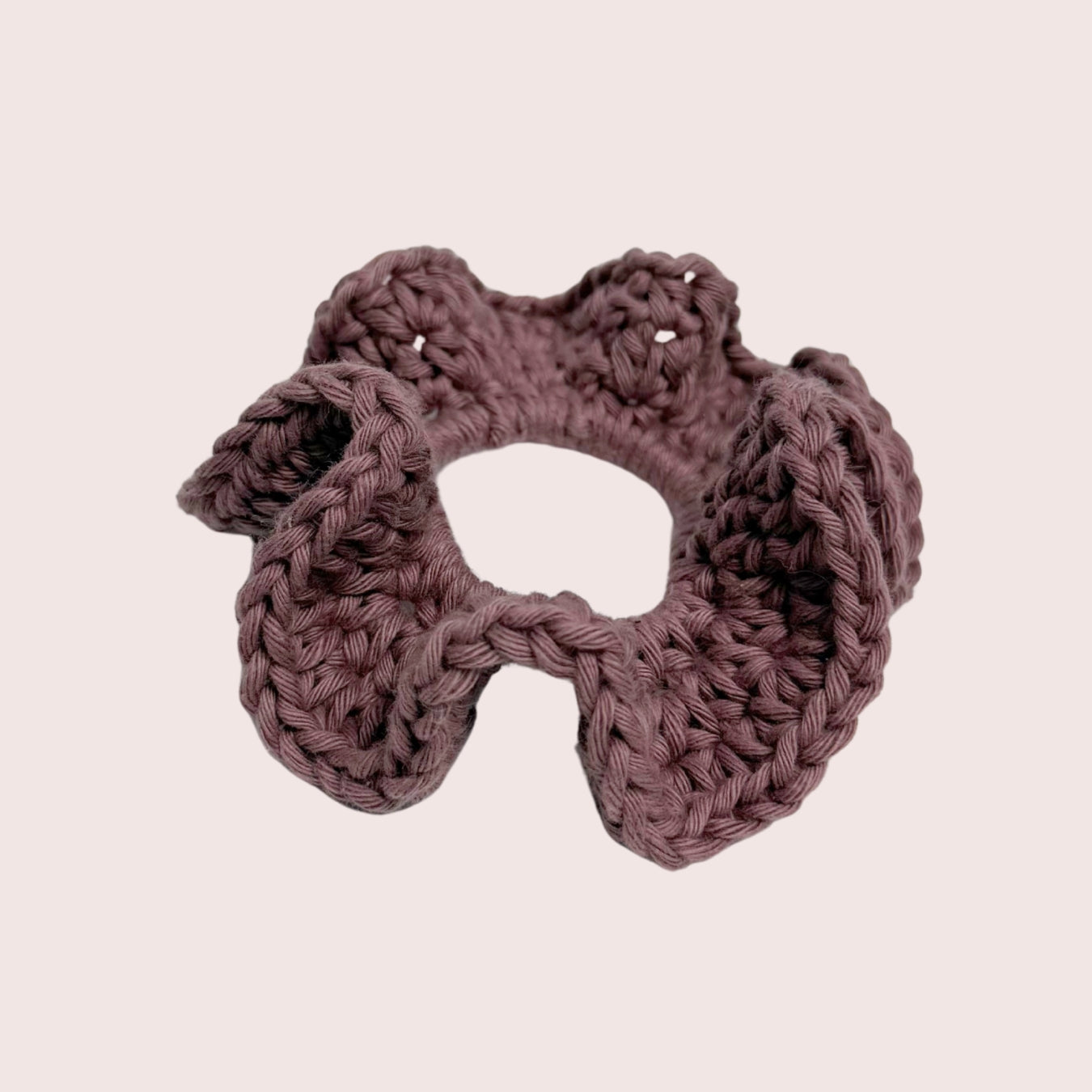 Crochet Scrunchies aus Baumwolle