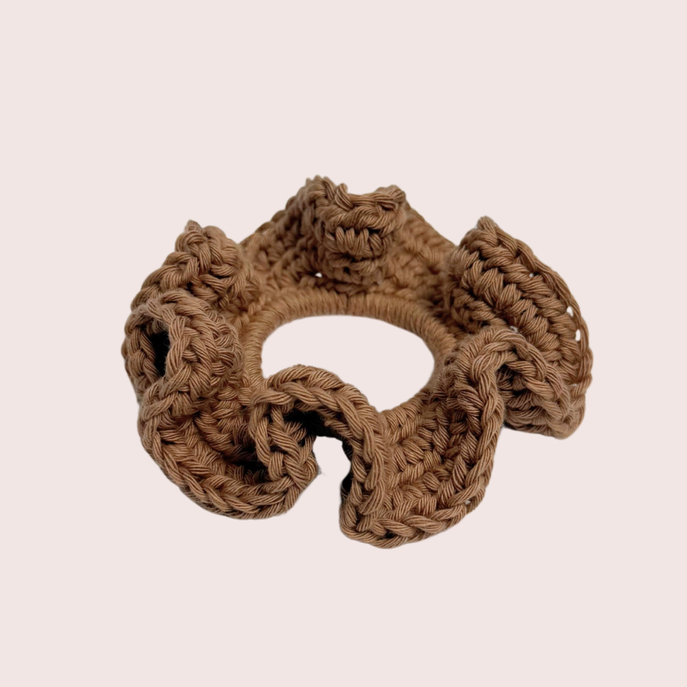 Crochet Scrunchies aus Baumwolle
