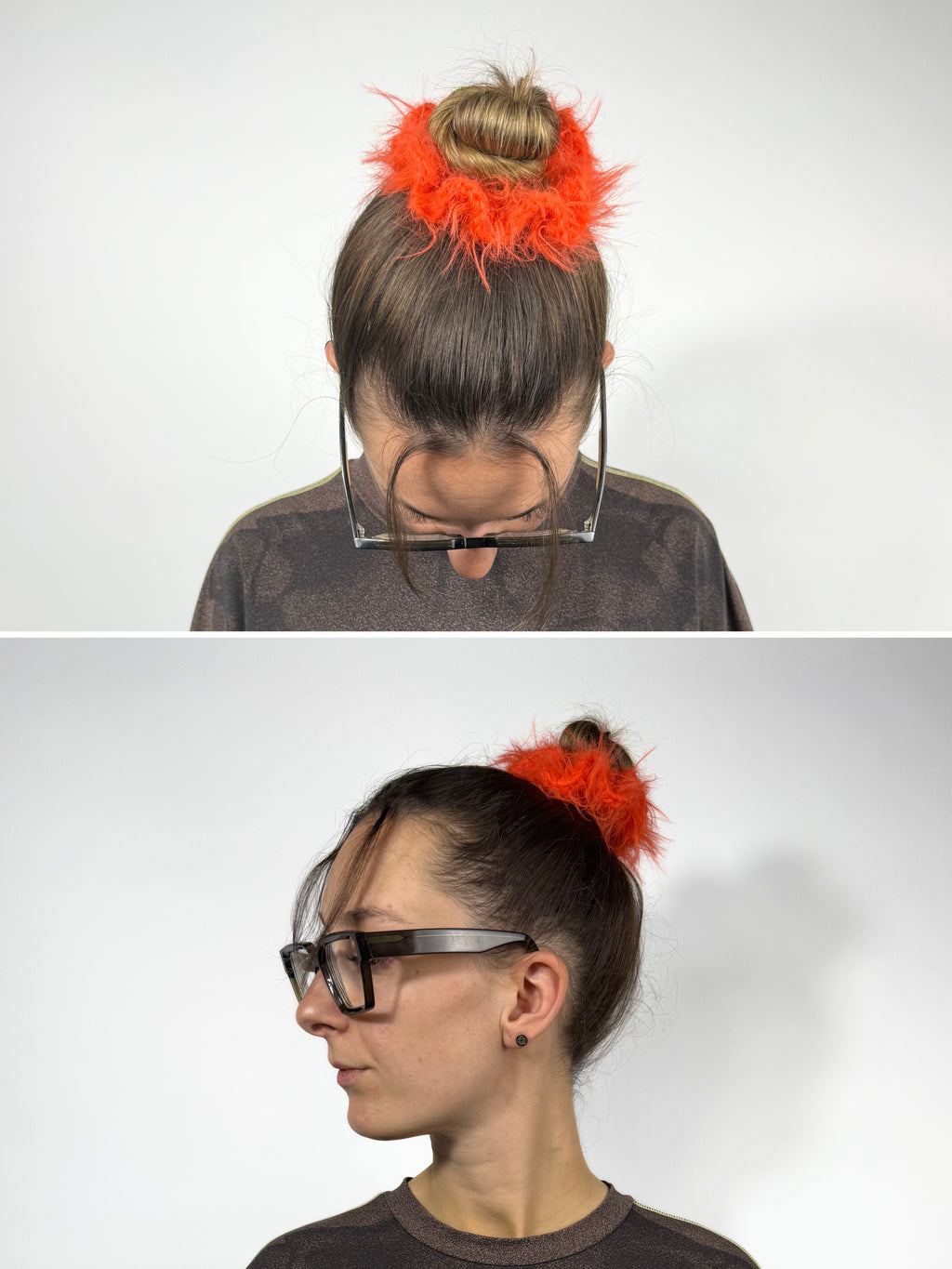 Crochet fuzzy Scrunchies