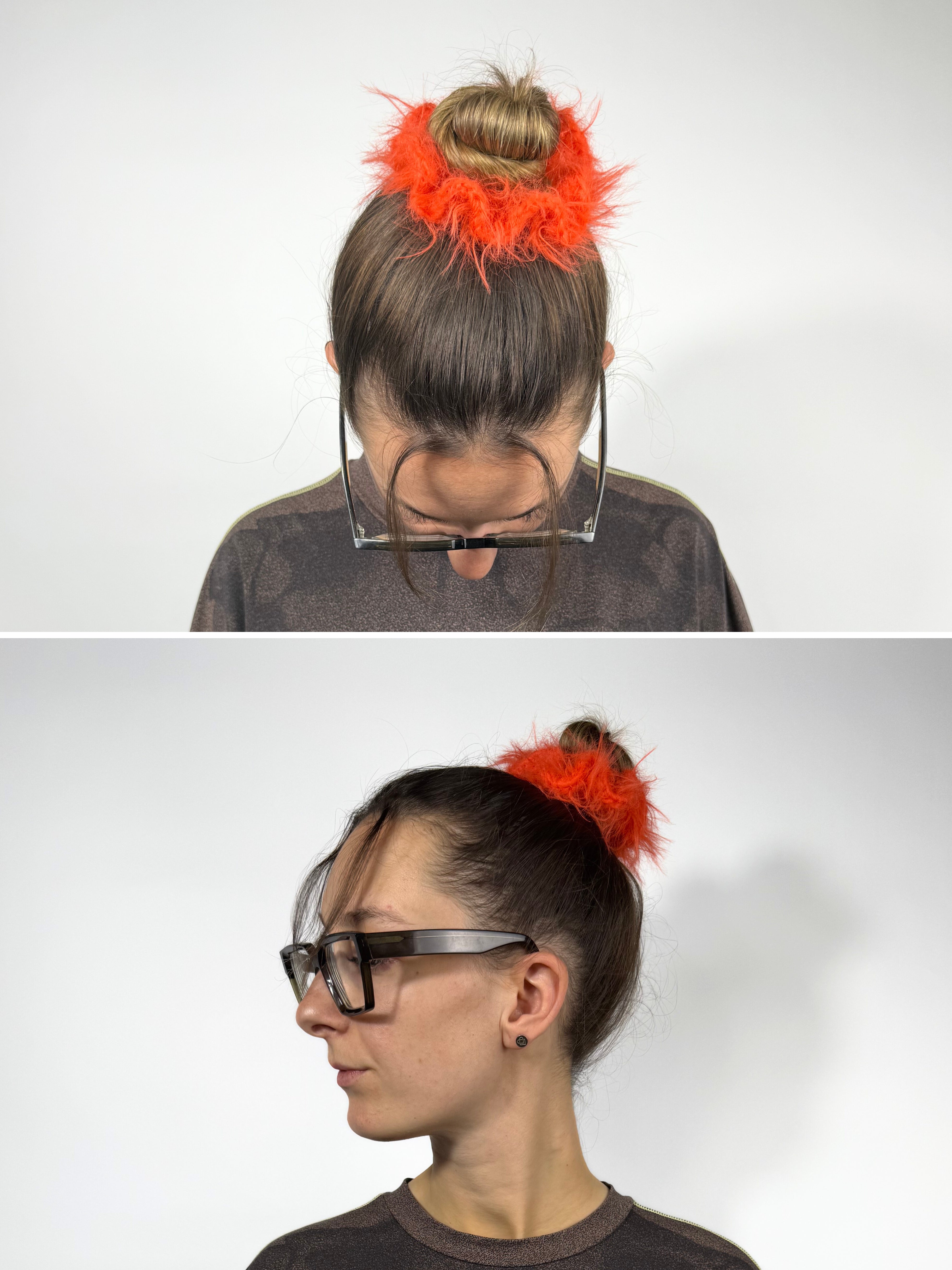 Crochet fuzzy Scrunchies