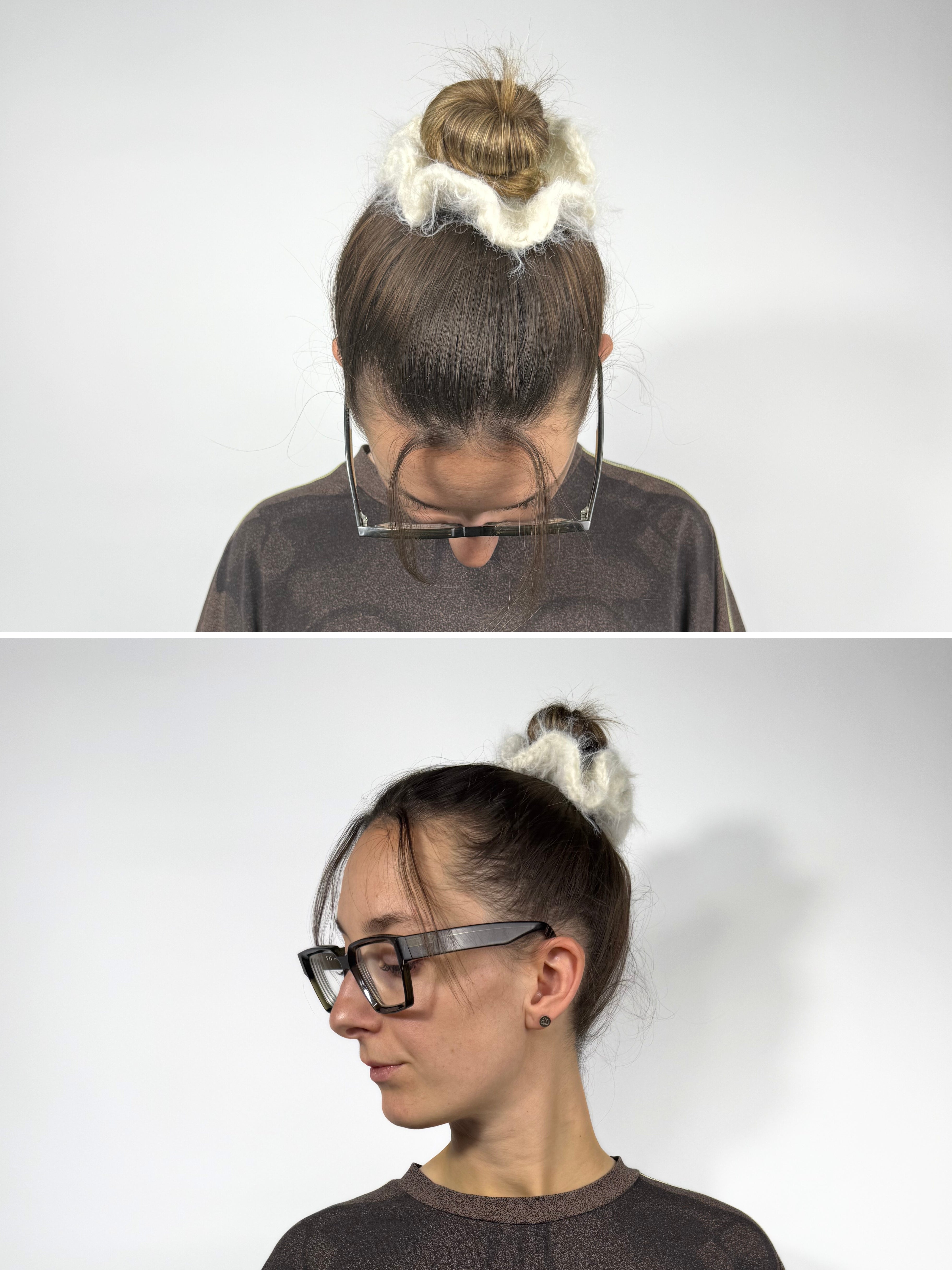 Crochet fuzzy Scrunchies