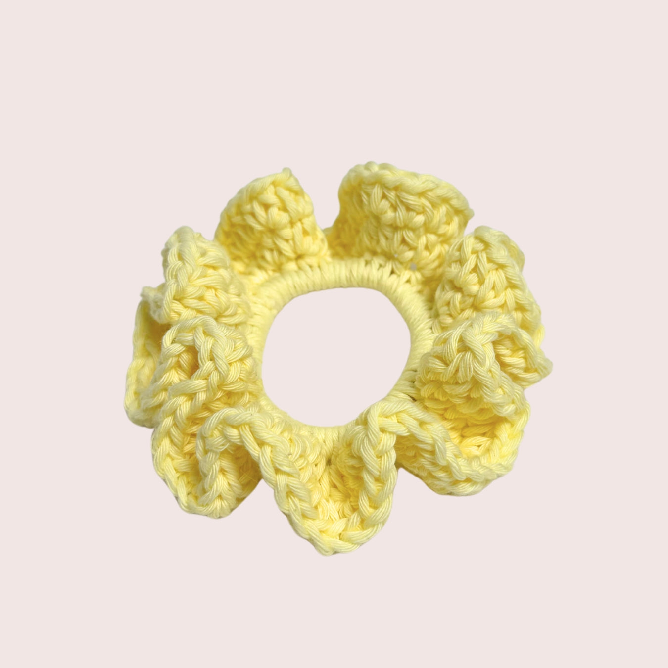 Crochet Scrunchies aus Baumwolle