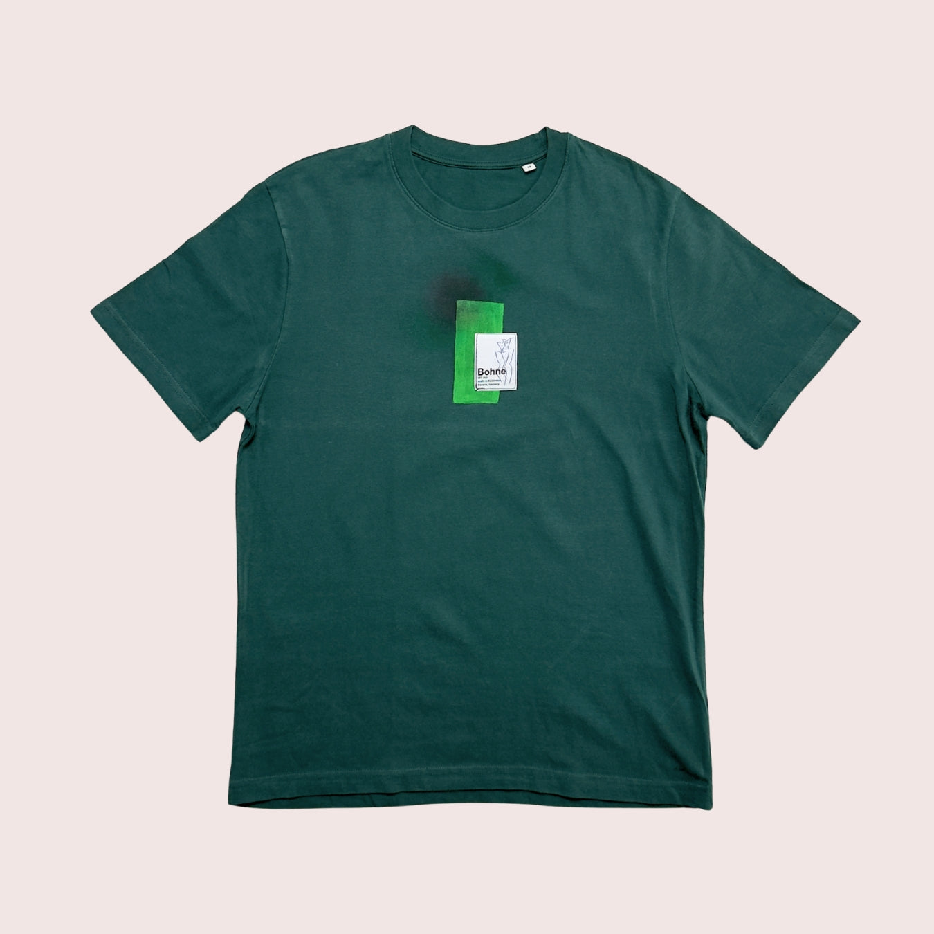 Handbemaltes T-Shirt aus Bio-Baumwolle | M