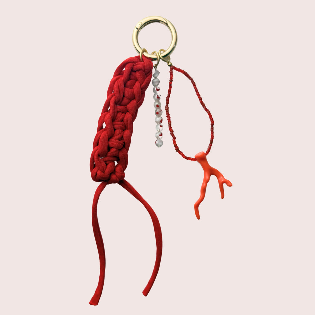 Schlüsselanhänger, Taschenanhänger, Hosenanhänger, Accessoires mit Perlen in gold Nr.7