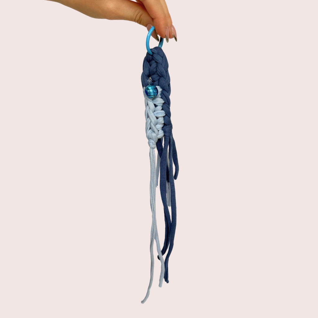 Schlüsselanhänger, Taschenanhänger, Hosenanhänger, Accessoires in Blautönen