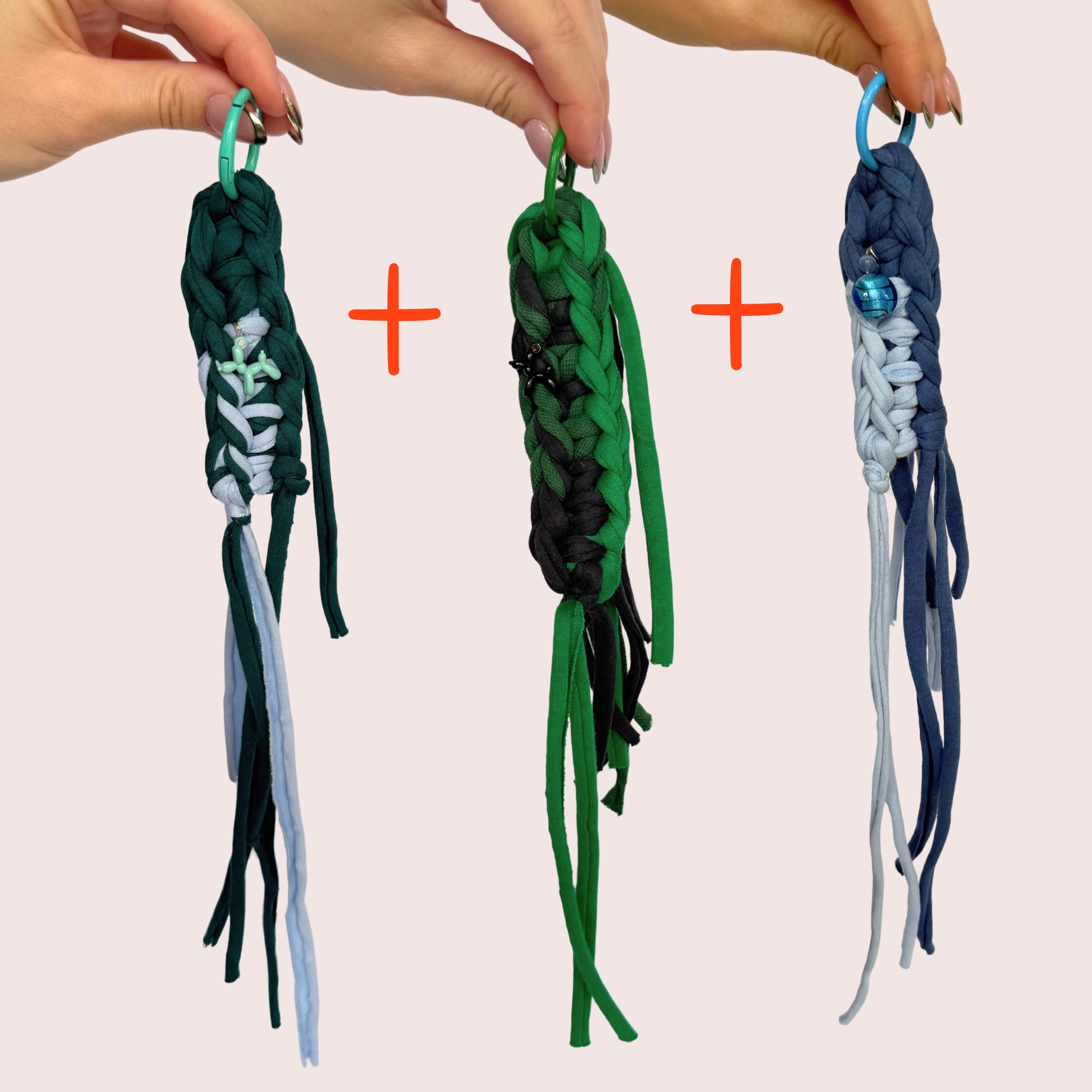 Schlüsselanhänger, Taschenanhänger, Hosenanhänger, Accessoires 3 stück zum Sonderpreis  Nr.4