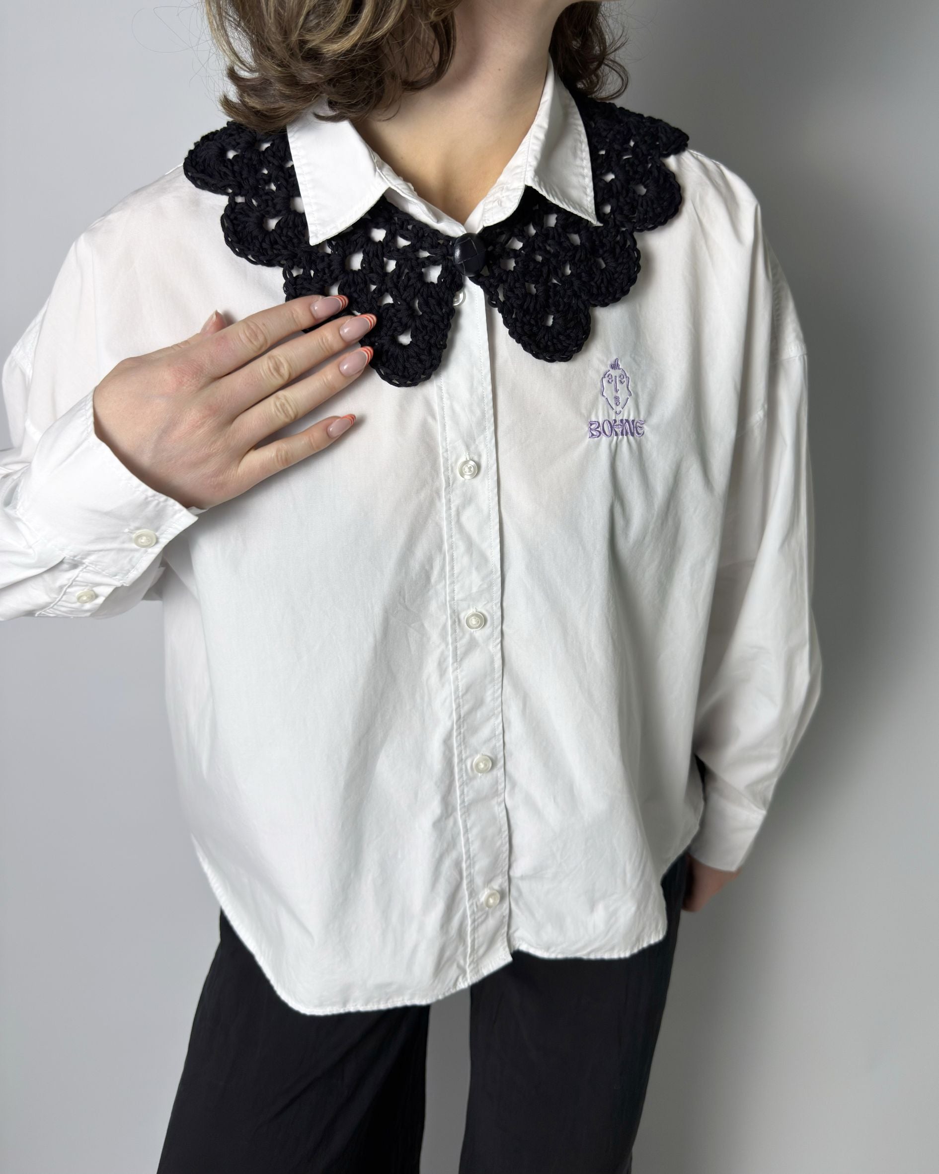 Cotton Collar | gehäkelter Kragen aus Baumwolle