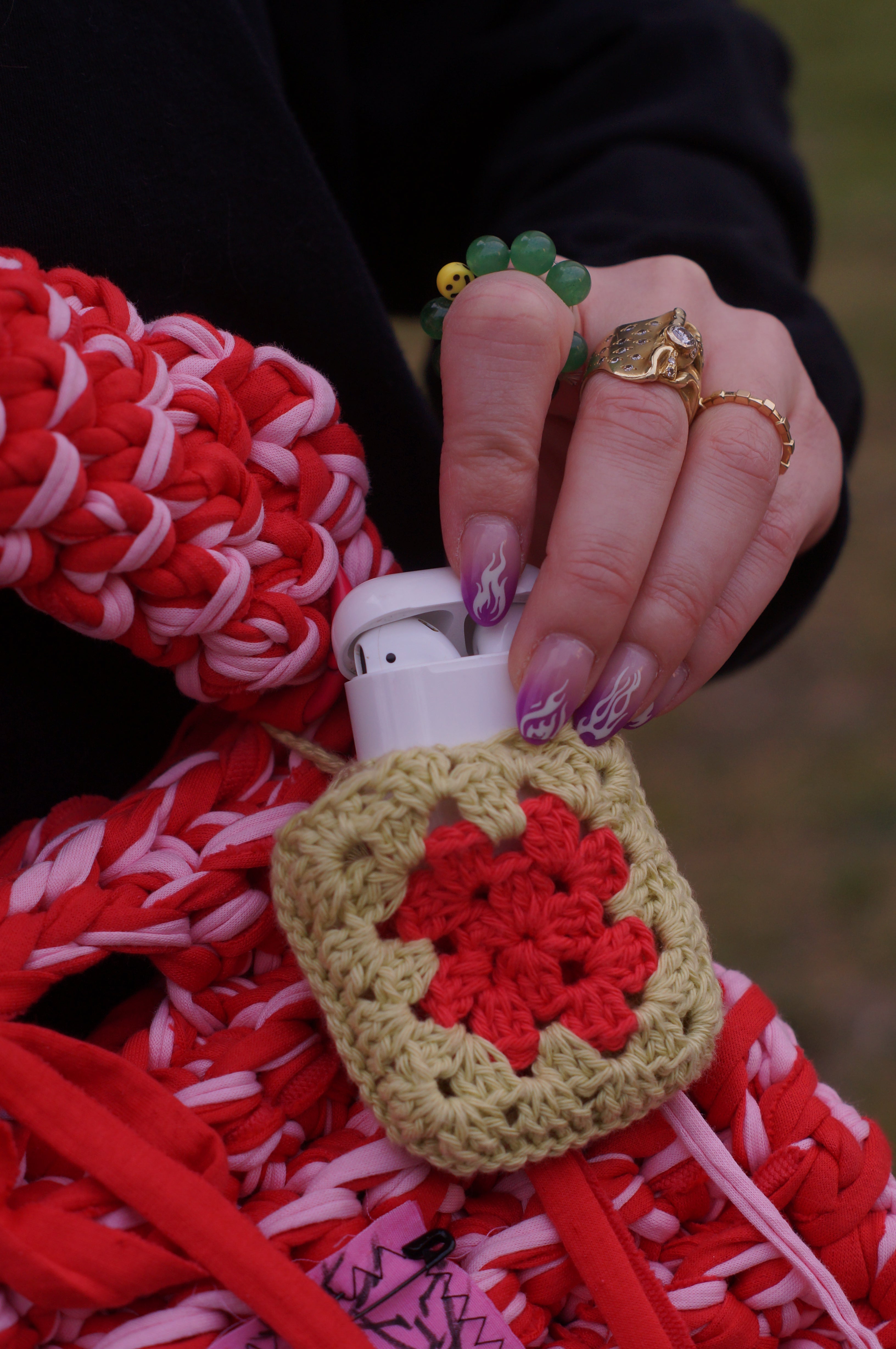 Crochet AirPod-Täschchen | Individuelle Hülle