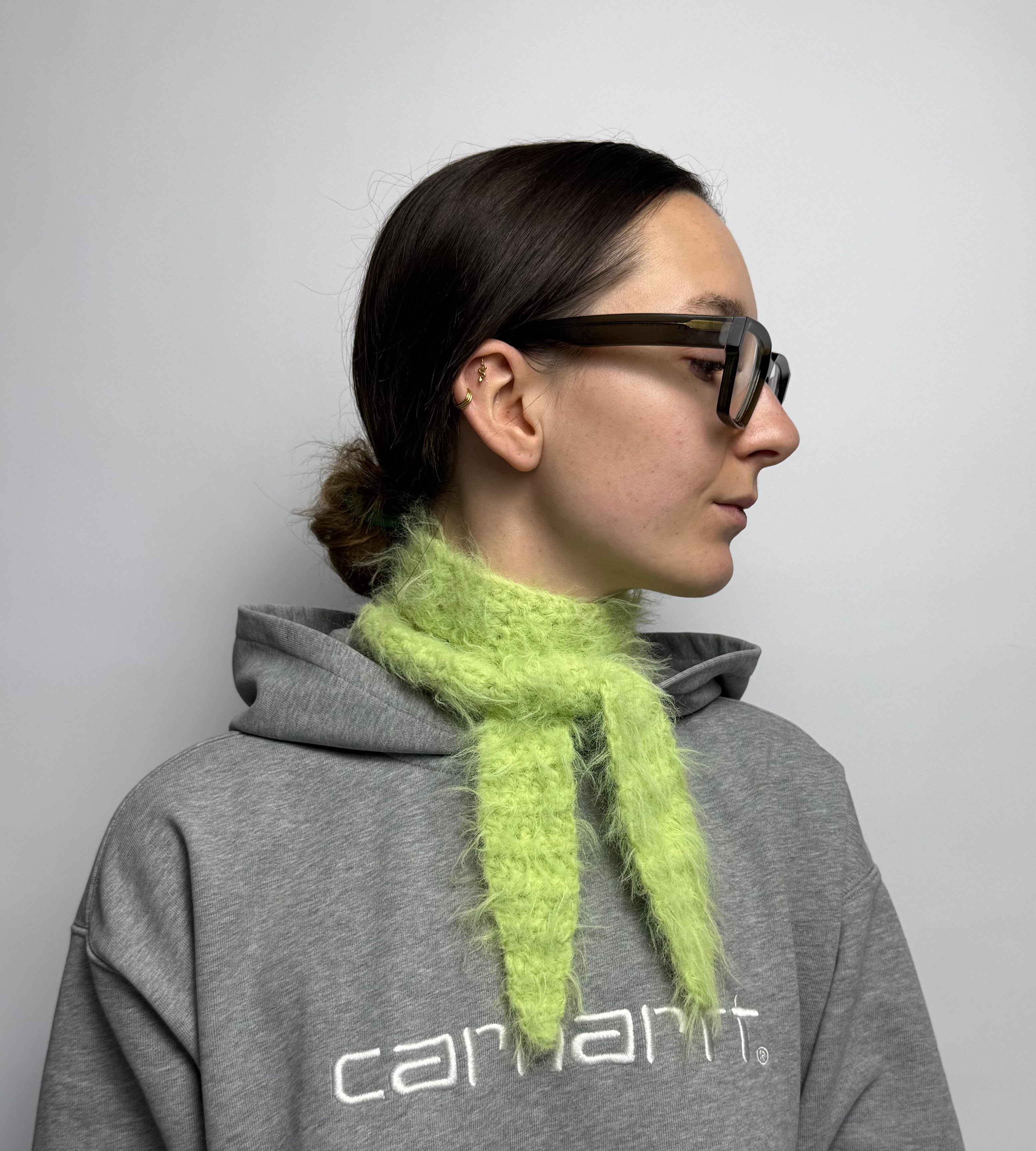 Fuzzy Set | Schal & Scrunchie zum Vorteilspreis | Lime