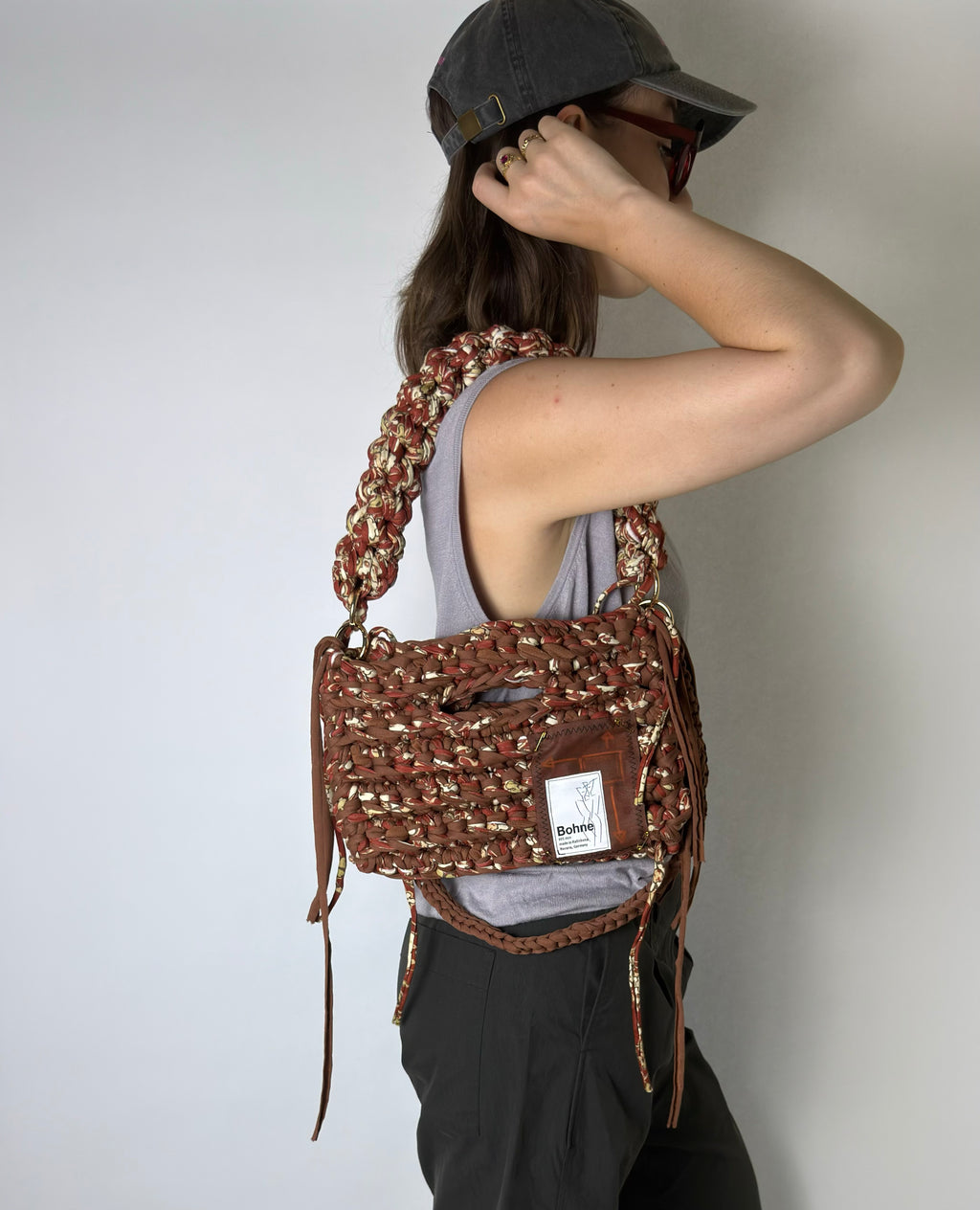 MODUL Sienna | handgehäkelte Tasche aus Recyclinggarn