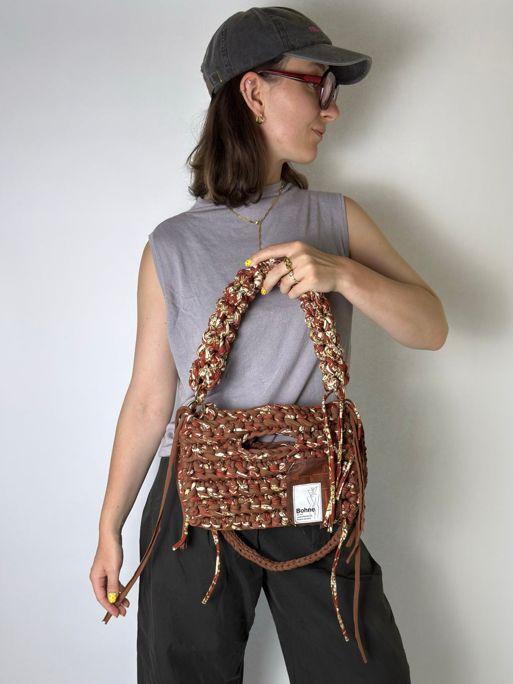 MODUL Sienna | handgehäkelte Tasche aus Recyclinggarn