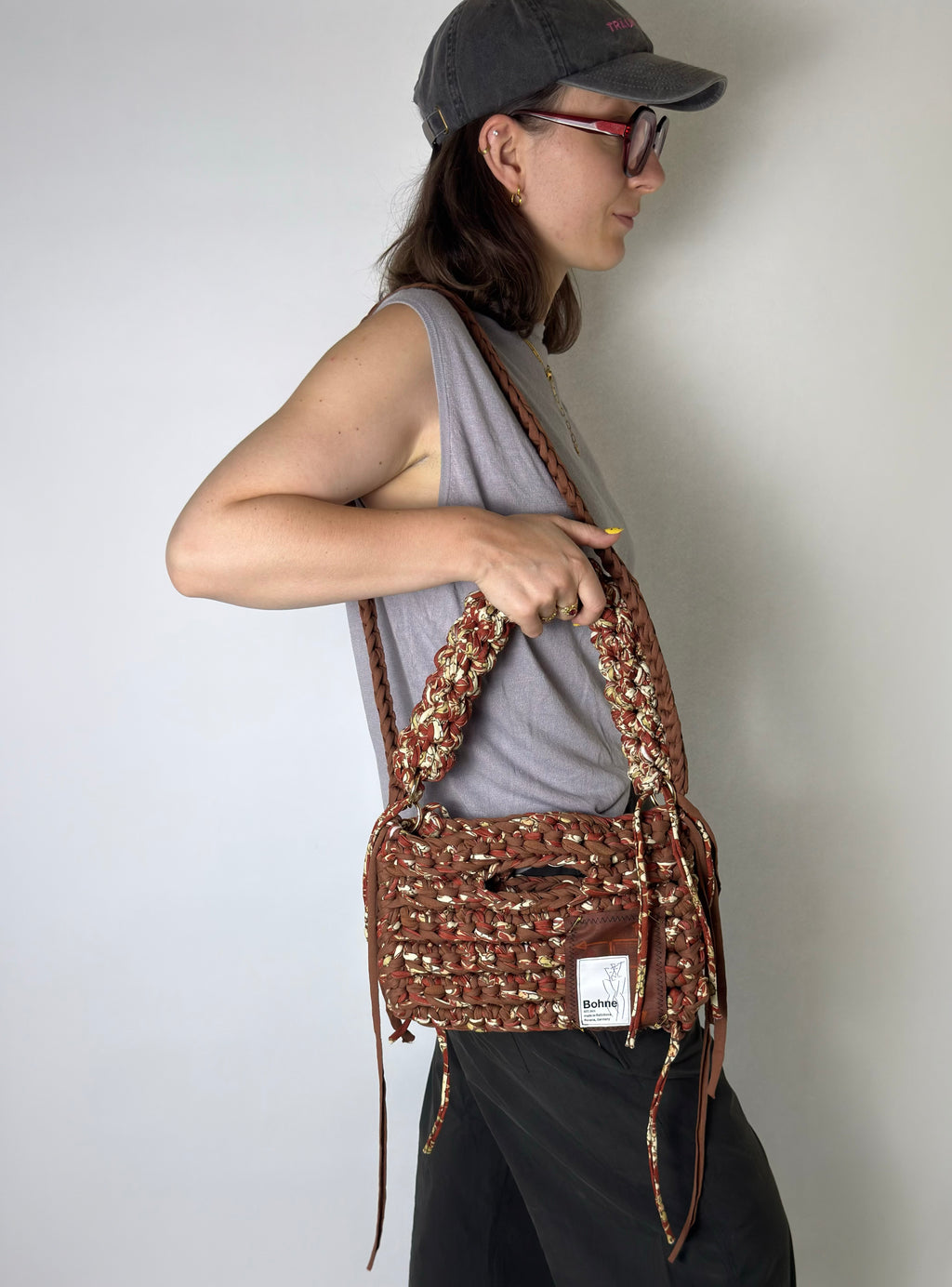 MODUL Sienna | handgehäkelte Tasche aus Recyclinggarn