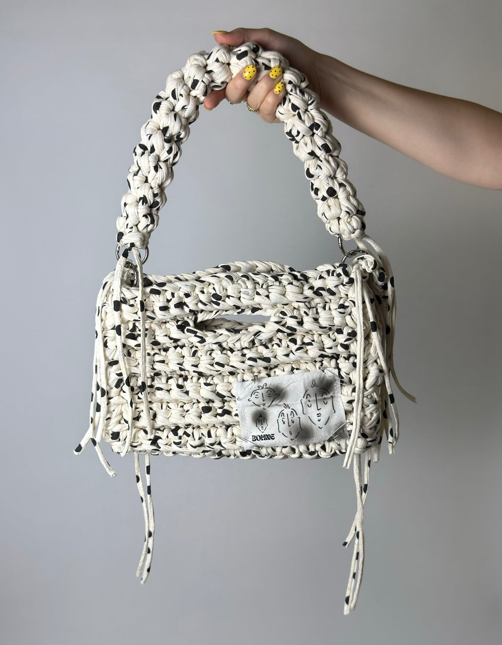 MODUL Terrazzo | handgehäkelte Tasche aus Recyclinggarn
