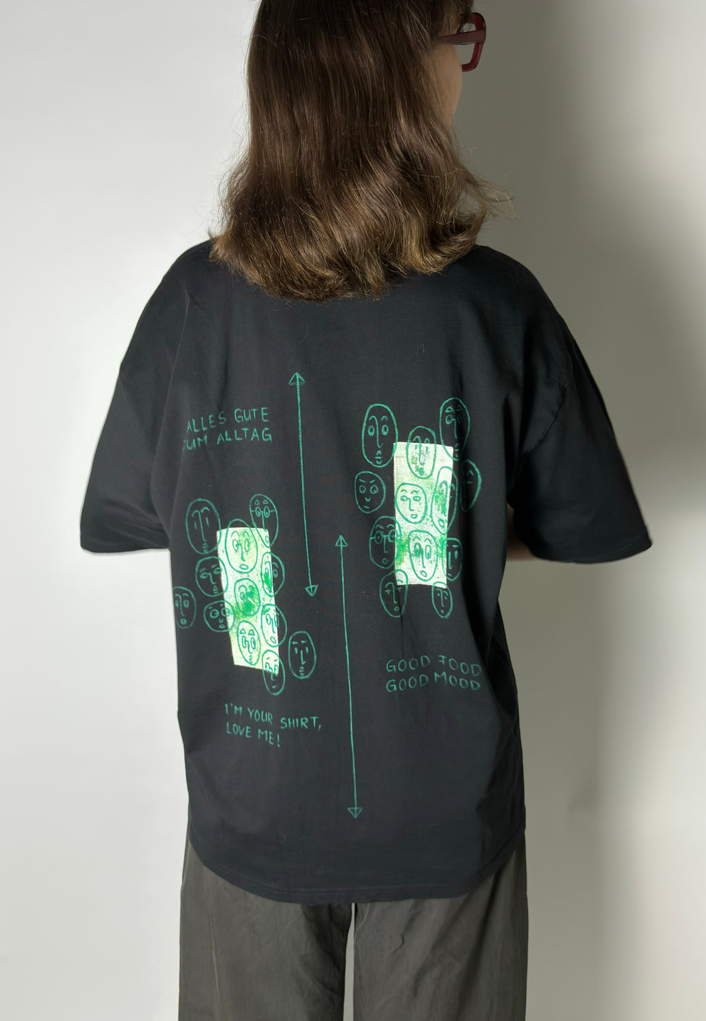 Artwear Oversized T-Shirt | Schwarz Nr.2 | L