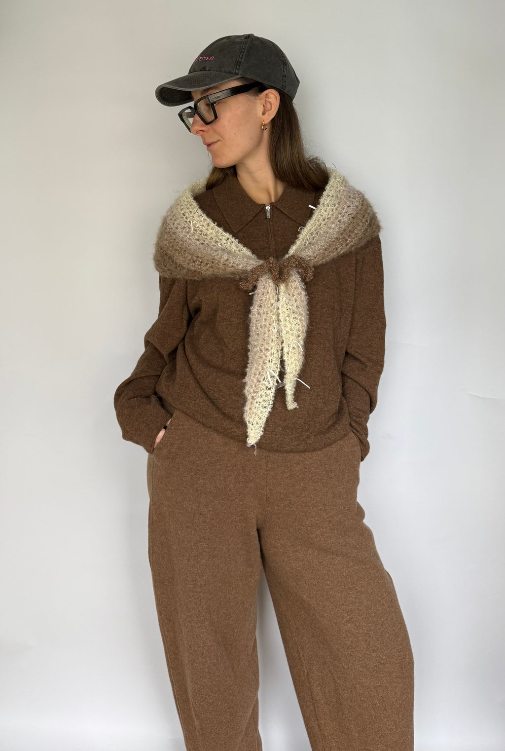 Triangle Scarf Earth Sand | Limited Edition