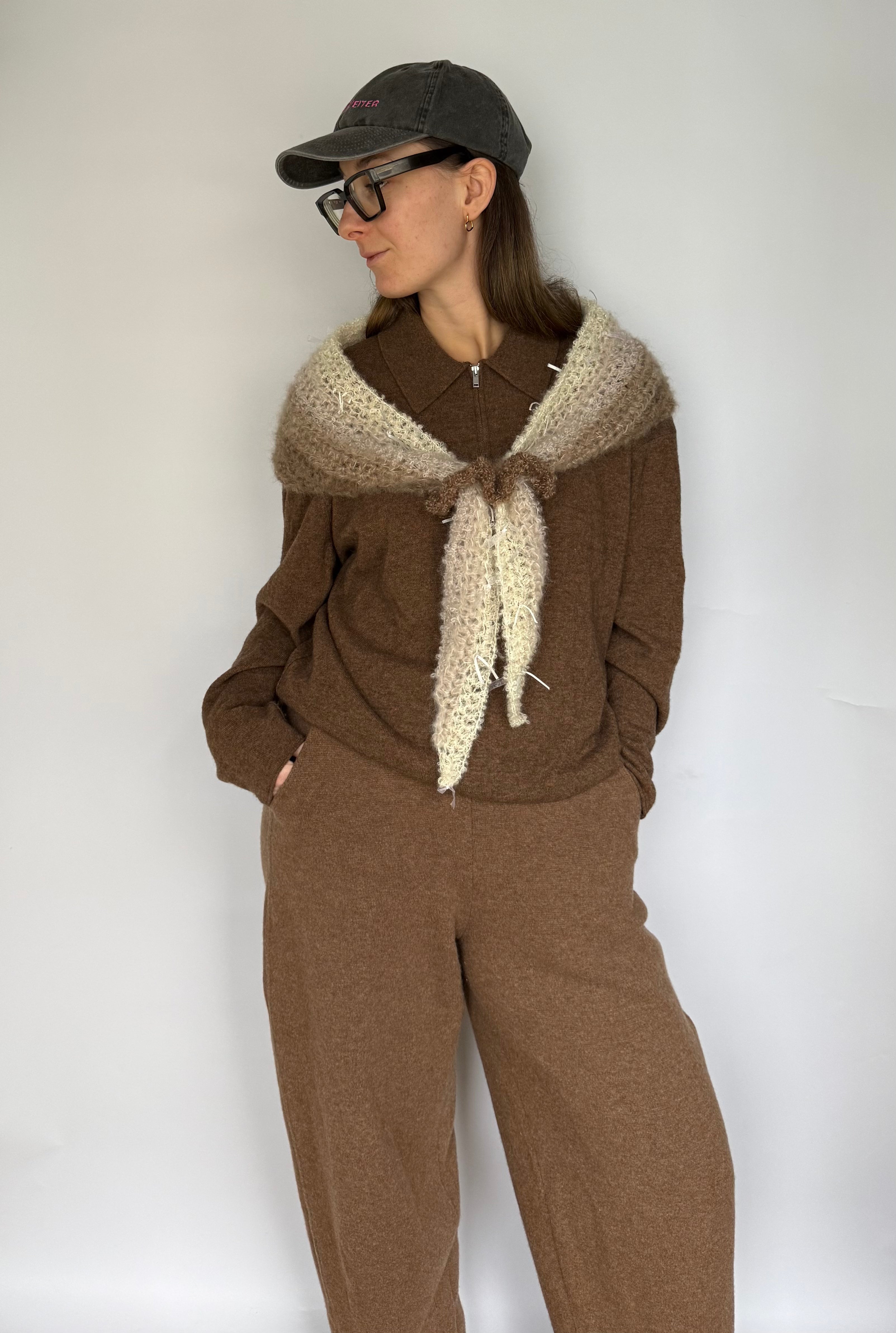 Triangle Scarf Earth Sand | Limited Edition