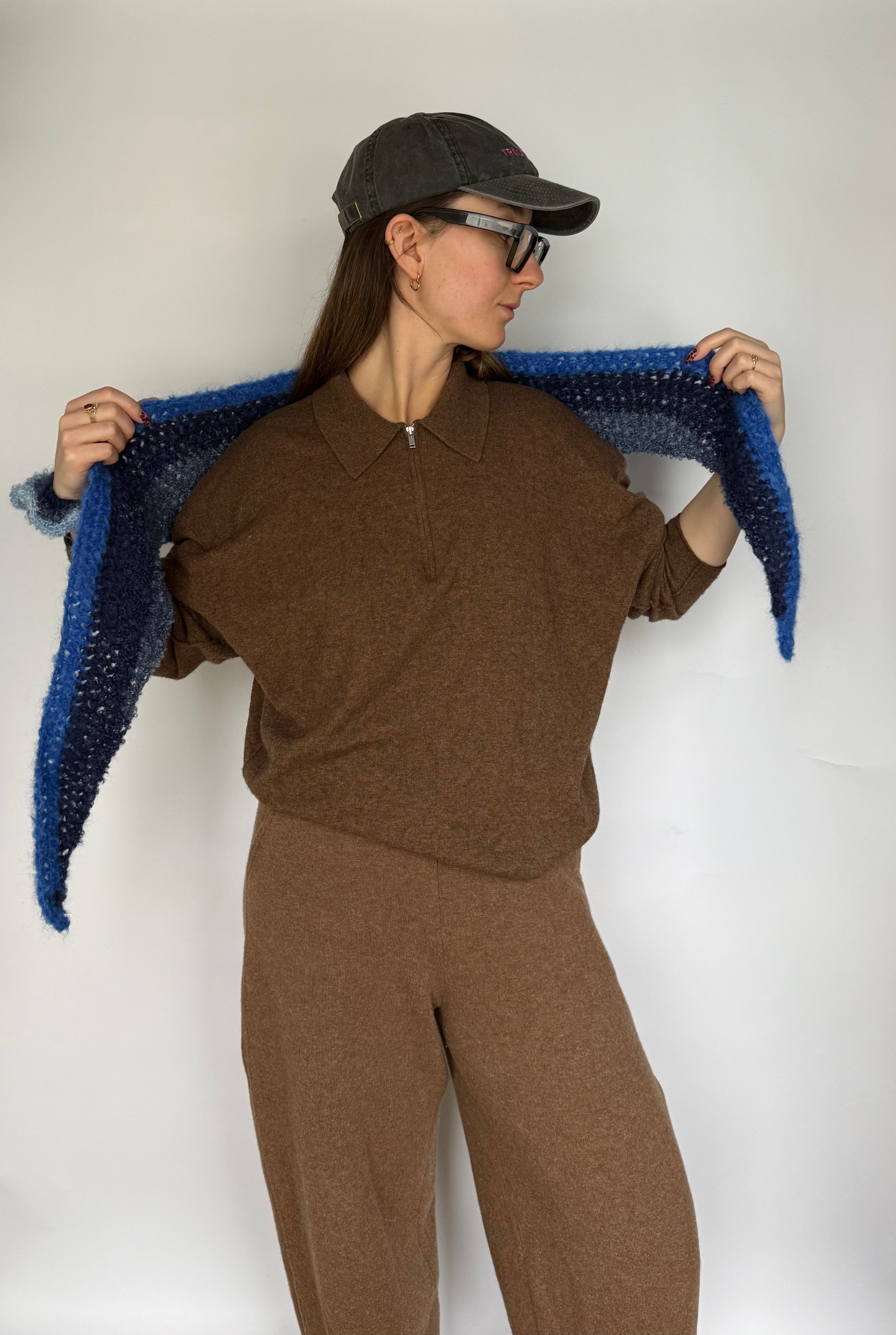 Triangle Scarf Midnight Blue | Limited Edition