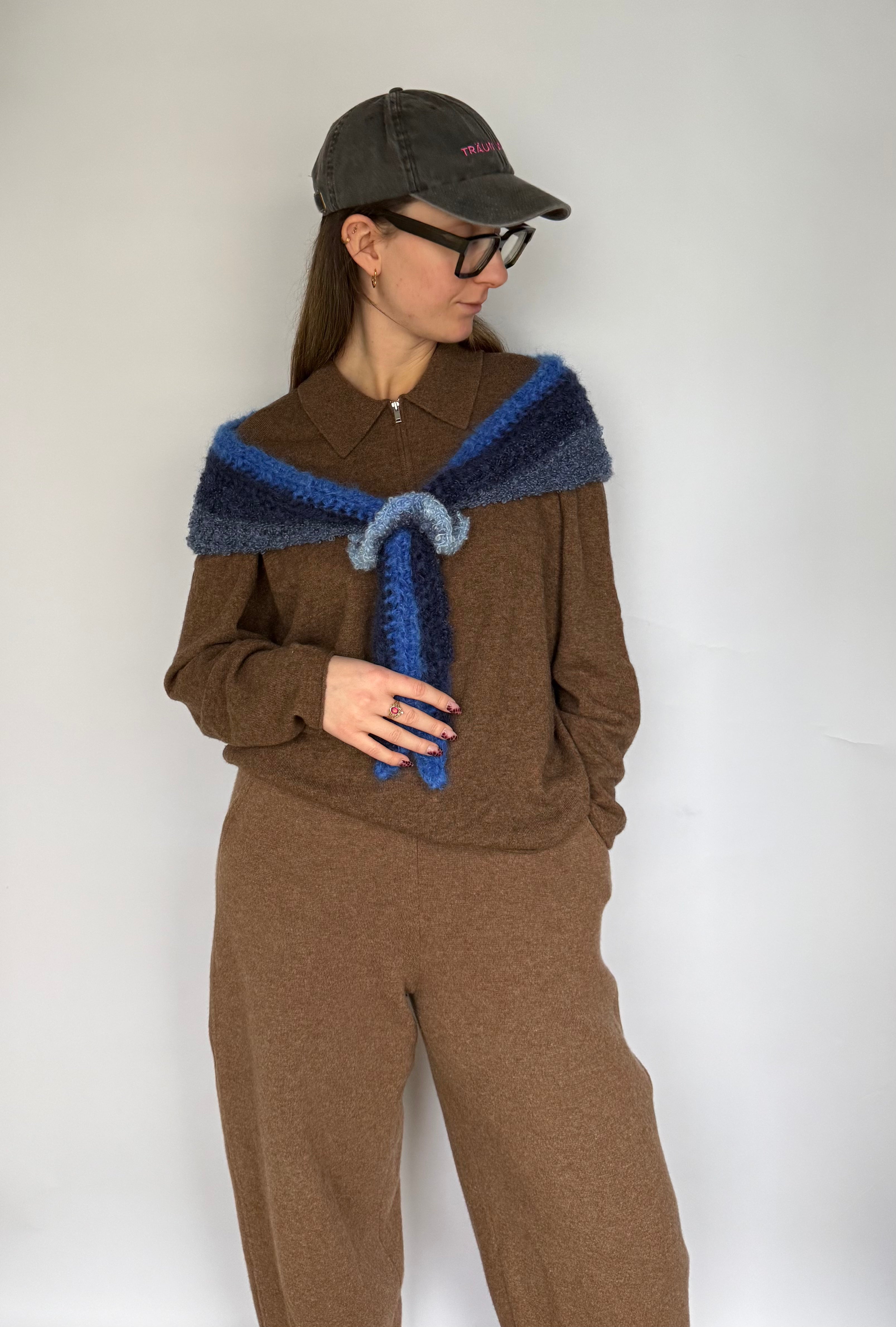 Triangle Scarf Midnight Blue | Limited Edition